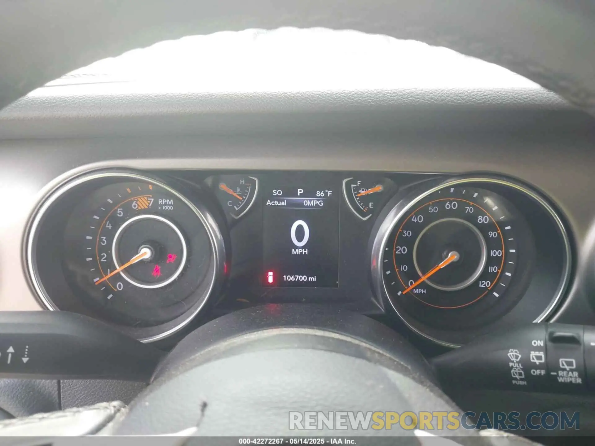7 Photograph of a damaged car 1C4HJXDN3KW634644 JEEP WRANGLER UNLIMITED 2019