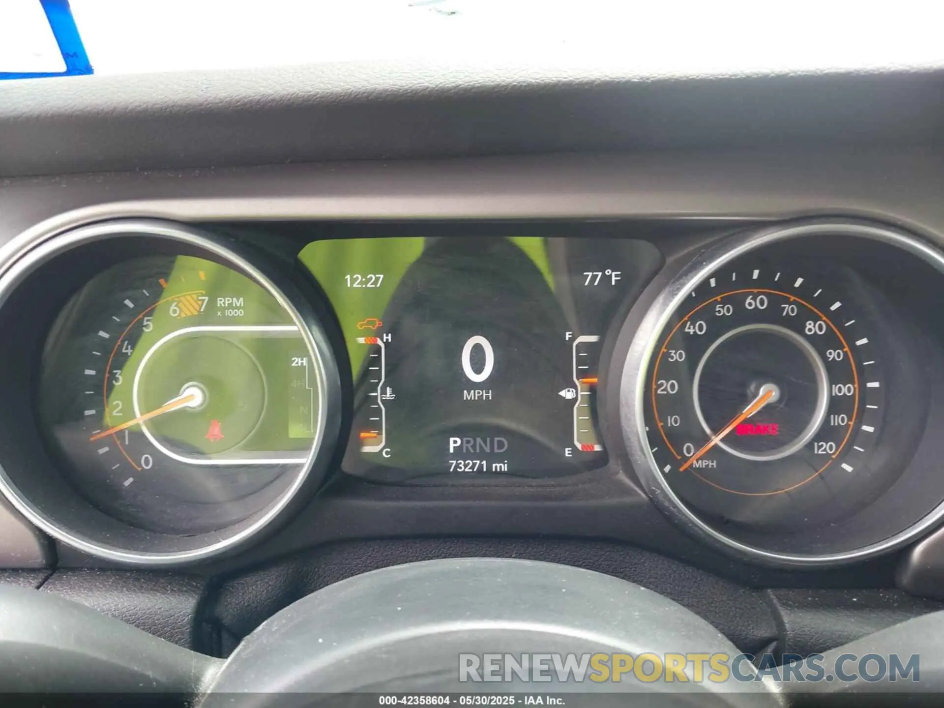 7 Photograph of a damaged car 1C4HJXDN3KW689739 JEEP WRANGLER UNLIMITED 2019
