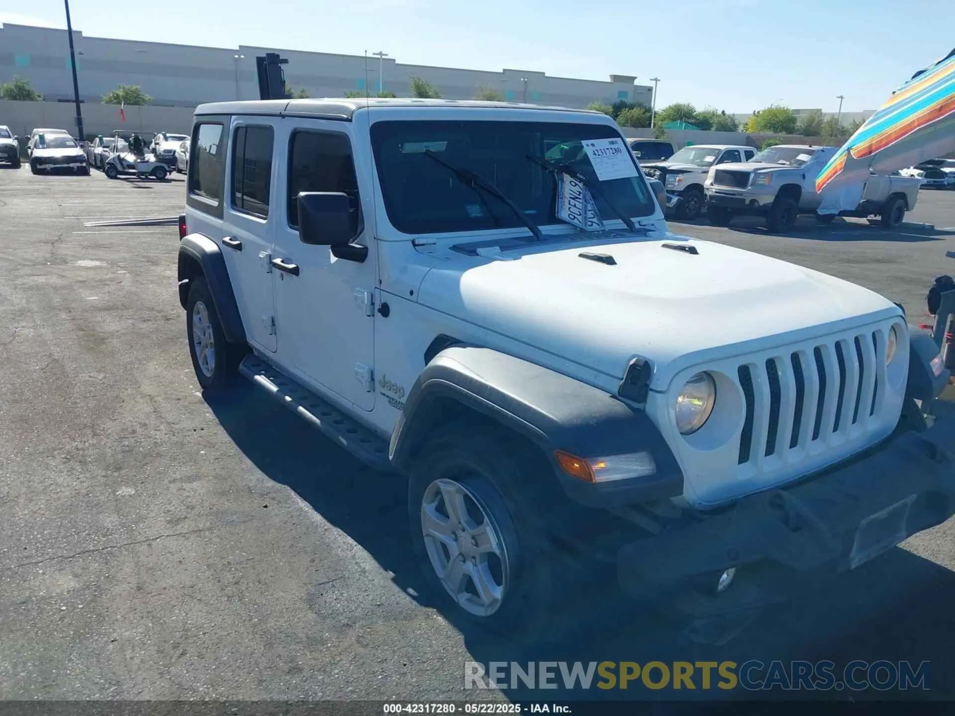 1 Photograph of a damaged car 1C4HJXDN4KW570520 JEEP WRANGLER UNLIMITED 2019