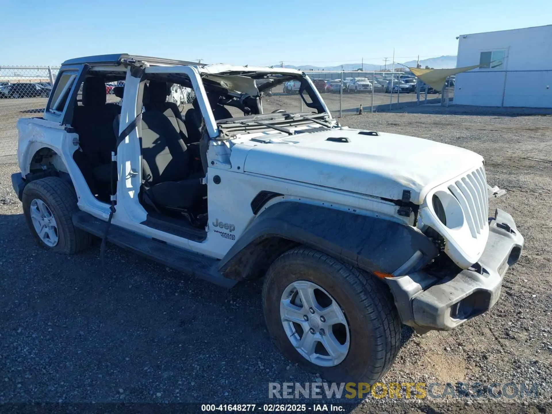 1 Photograph of a damaged car 1C4HJXDN6KW523554 JEEP WRANGLER UNLIMITED 2019