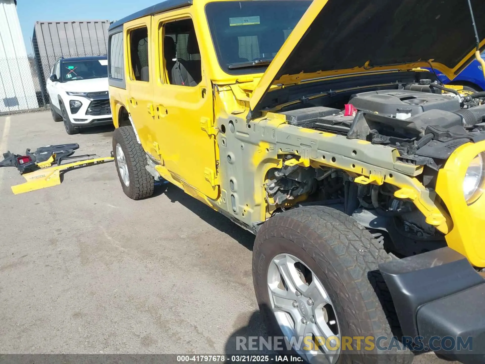 6 Photograph of a damaged car 1C4HJXDN6KW593281 JEEP WRANGLER UNLIMITED 2019