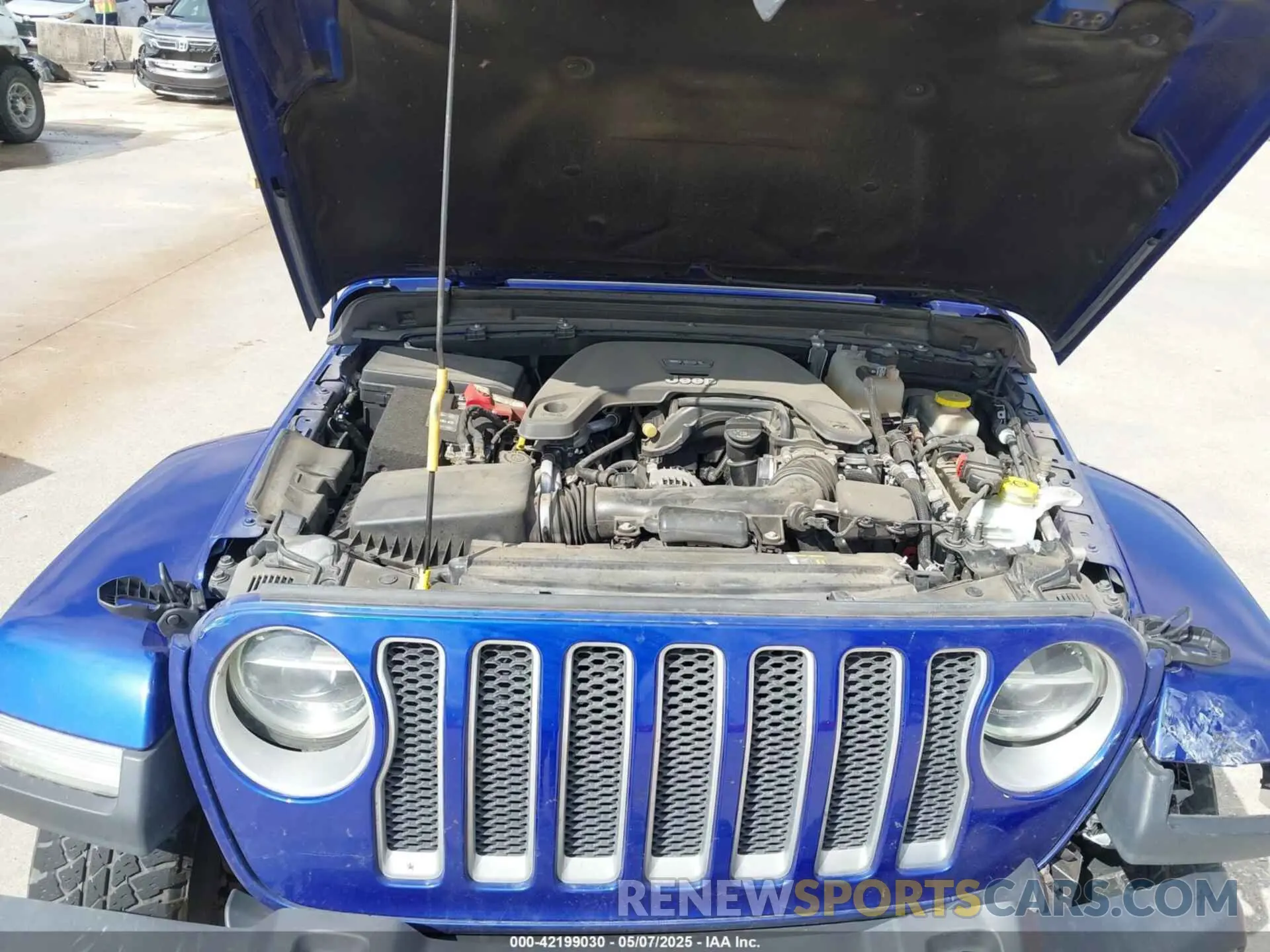 10 Photograph of a damaged car 1C4HJXEG2KW501485 JEEP WRANGLER UNLIMITED 2019