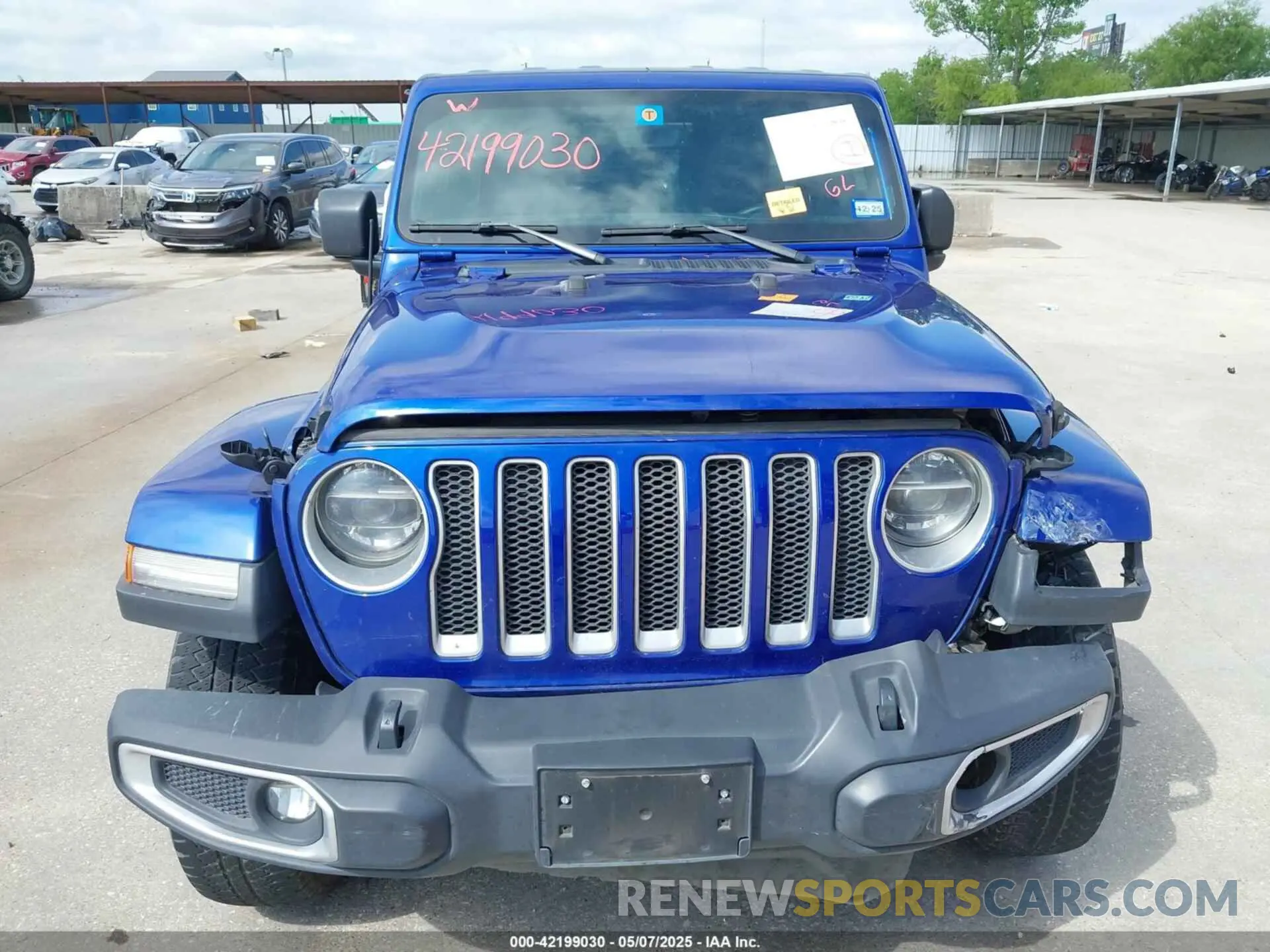 6 Photograph of a damaged car 1C4HJXEG2KW501485 JEEP WRANGLER UNLIMITED 2019