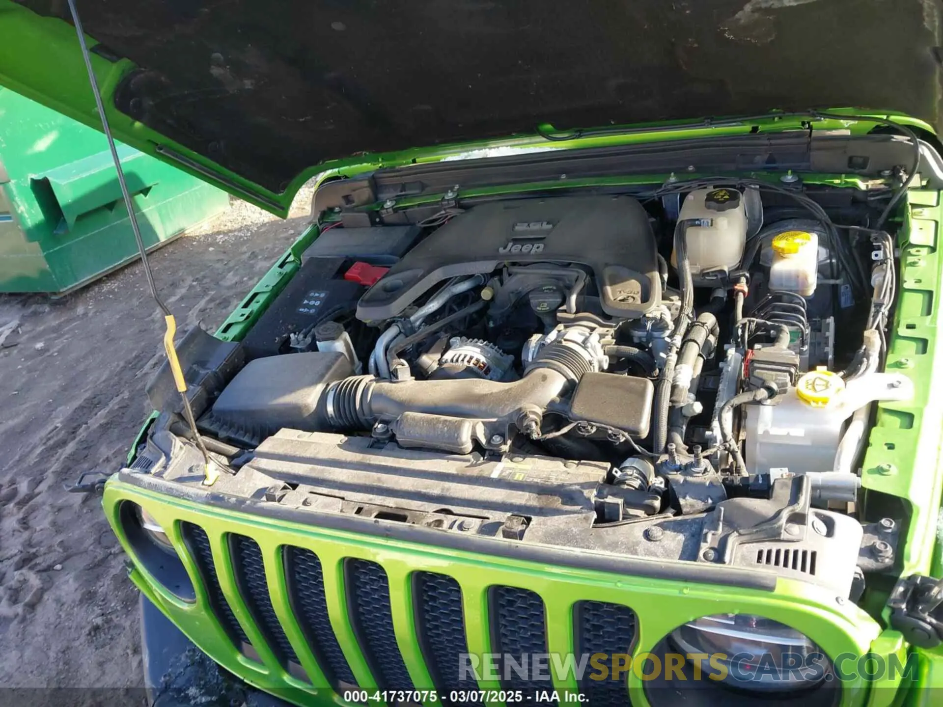 10 Photograph of a damaged car 1C4HJXEG2KW575571 JEEP WRANGLER UNLIMITED 2019