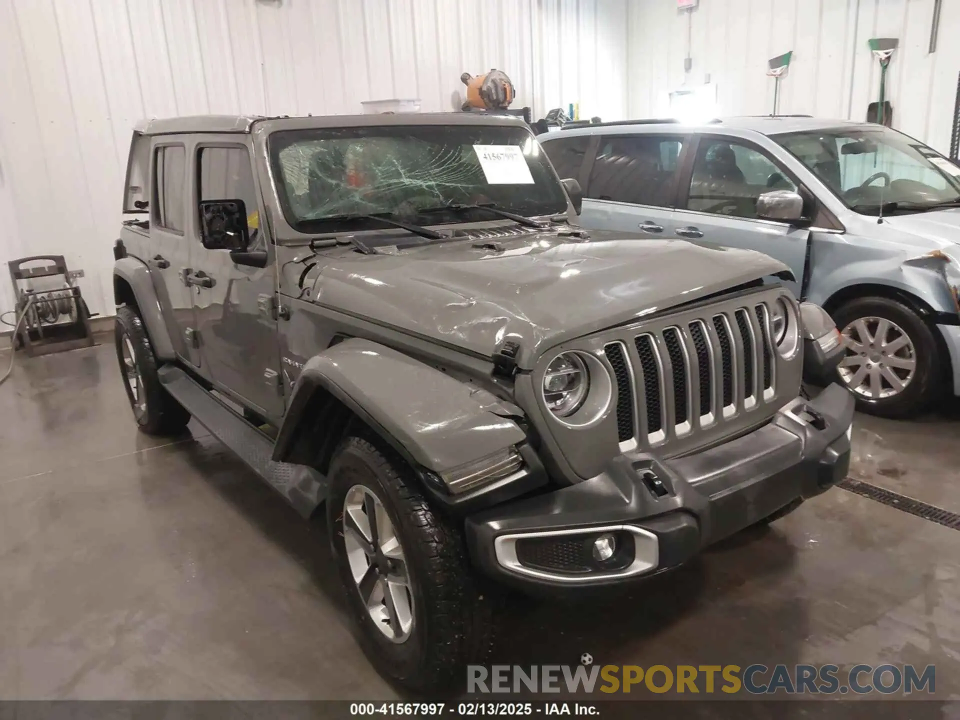 6 Photograph of a damaged car 1C4HJXEG4KW527280 JEEP WRANGLER UNLIMITED 2019