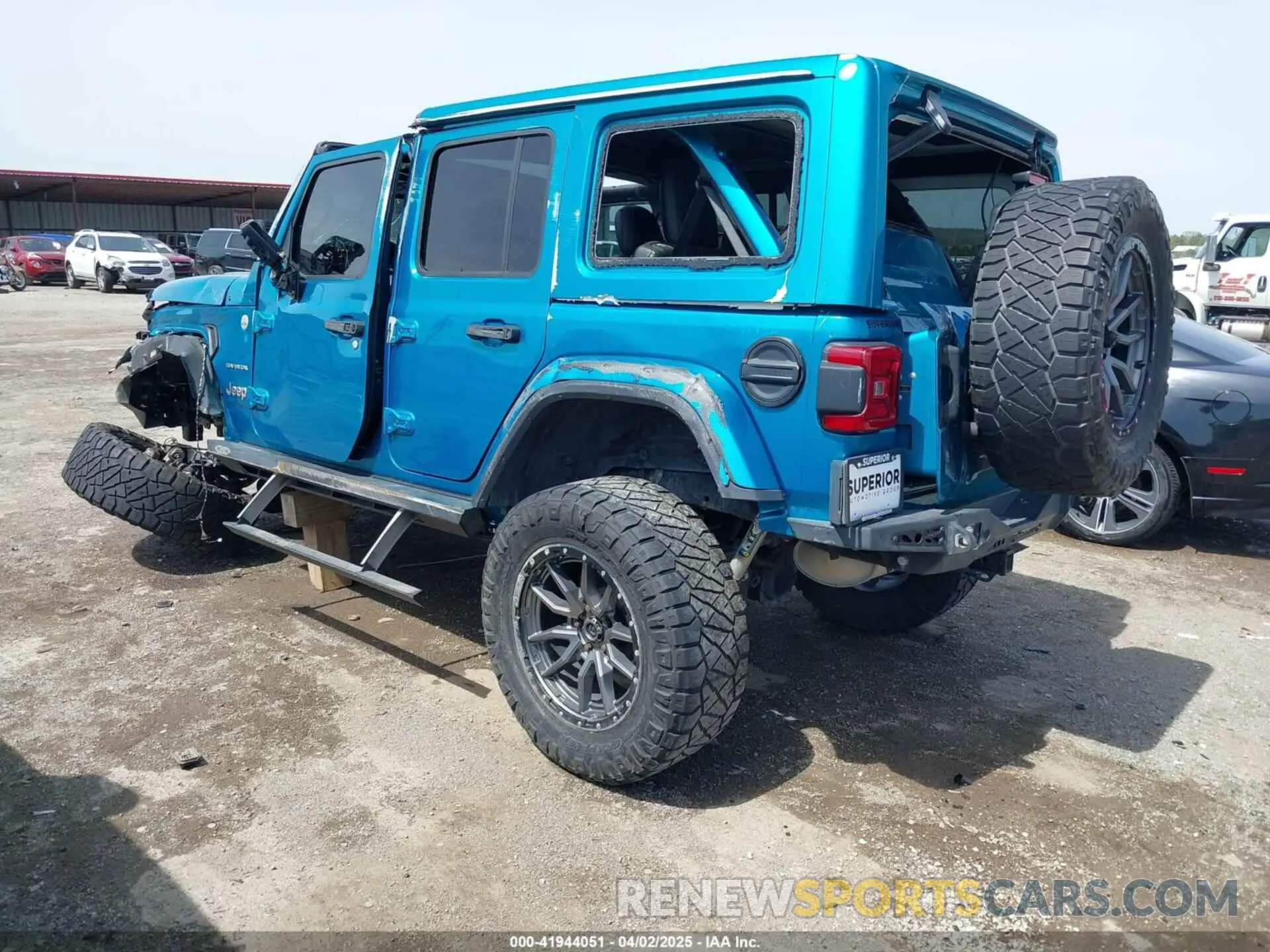 3 Photograph of a damaged car 1C4HJXEG4KW602432 JEEP WRANGLER UNLIMITED 2019