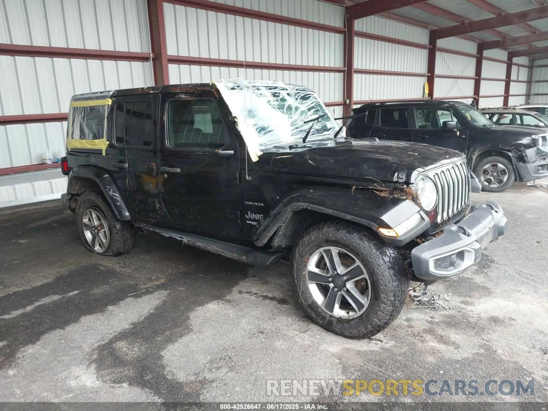 1 Photograph of a damaged car 1C4HJXEG5KW515140 JEEP WRANGLER UNLIMITED 2019
