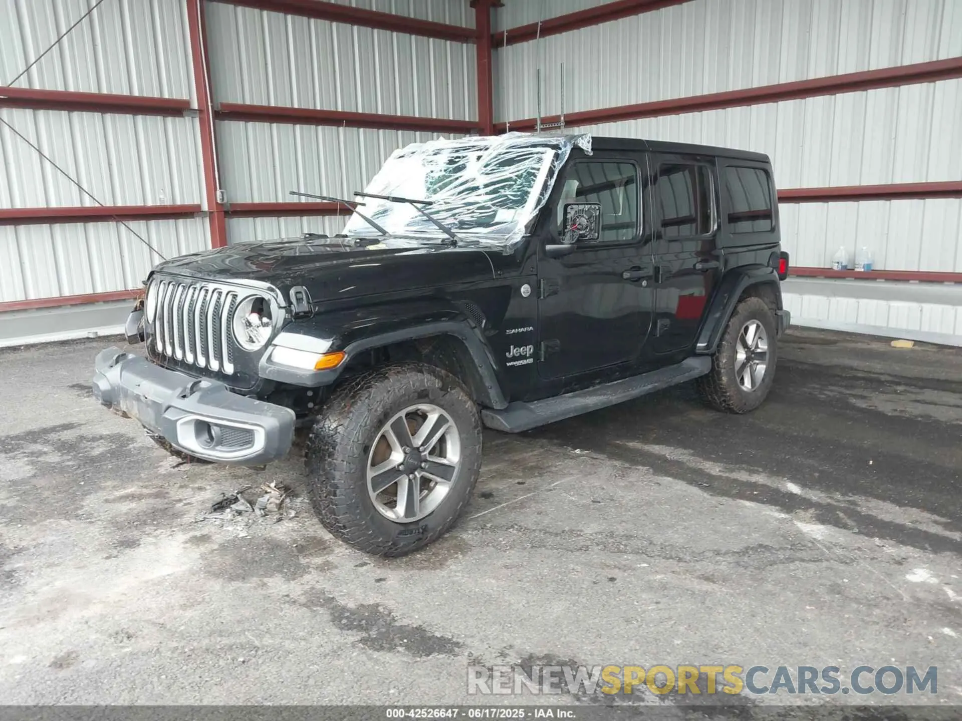 2 Photograph of a damaged car 1C4HJXEG5KW515140 JEEP WRANGLER UNLIMITED 2019
