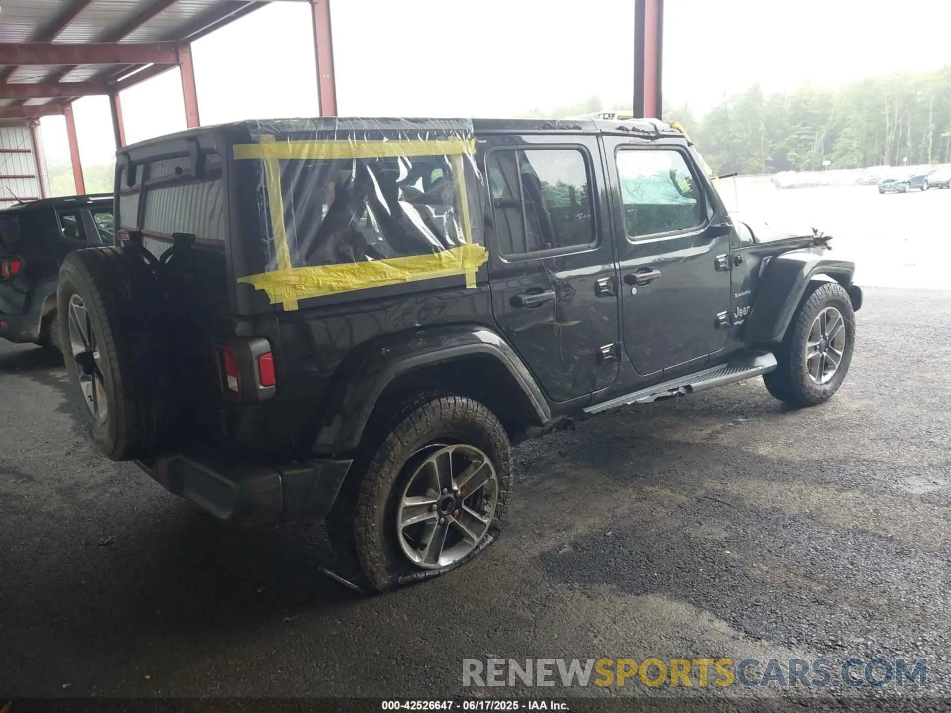 4 Photograph of a damaged car 1C4HJXEG5KW515140 JEEP WRANGLER UNLIMITED 2019
