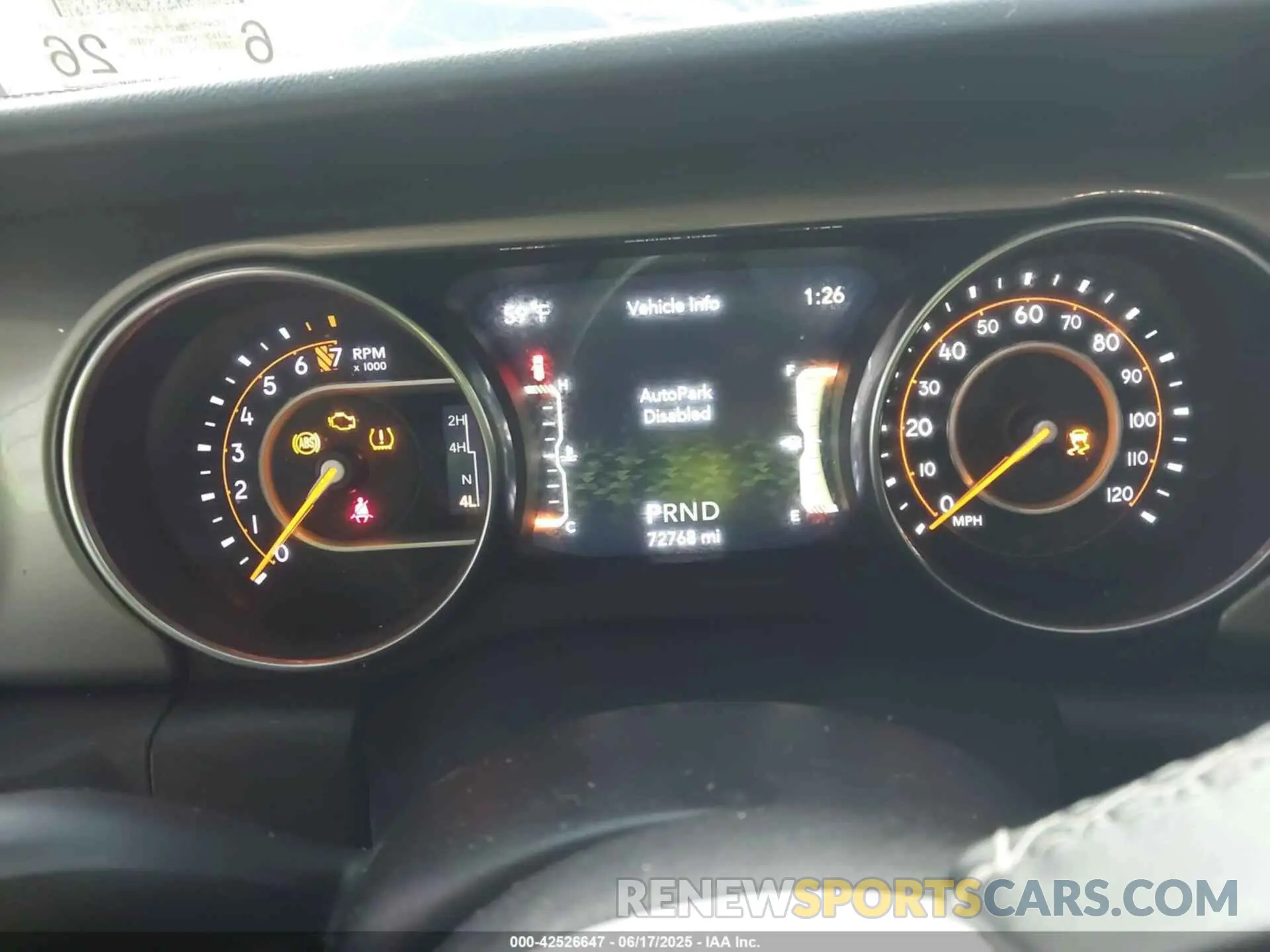 7 Photograph of a damaged car 1C4HJXEG5KW515140 JEEP WRANGLER UNLIMITED 2019