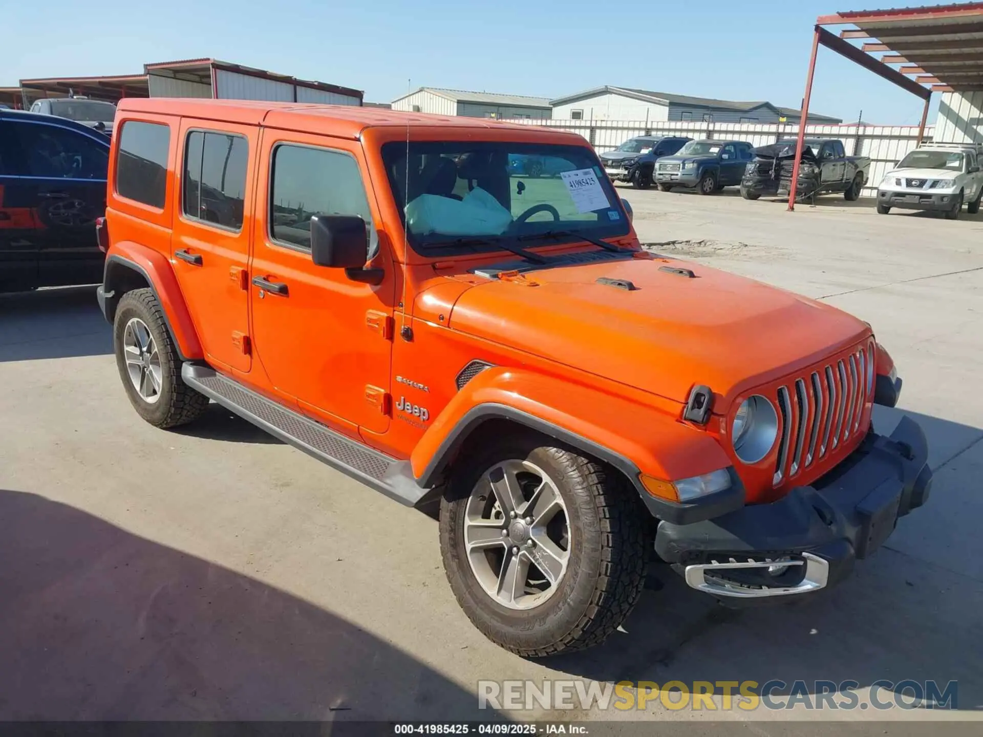1 Photograph of a damaged car 1C4HJXEG6KW669436 JEEP WRANGLER UNLIMITED 2019