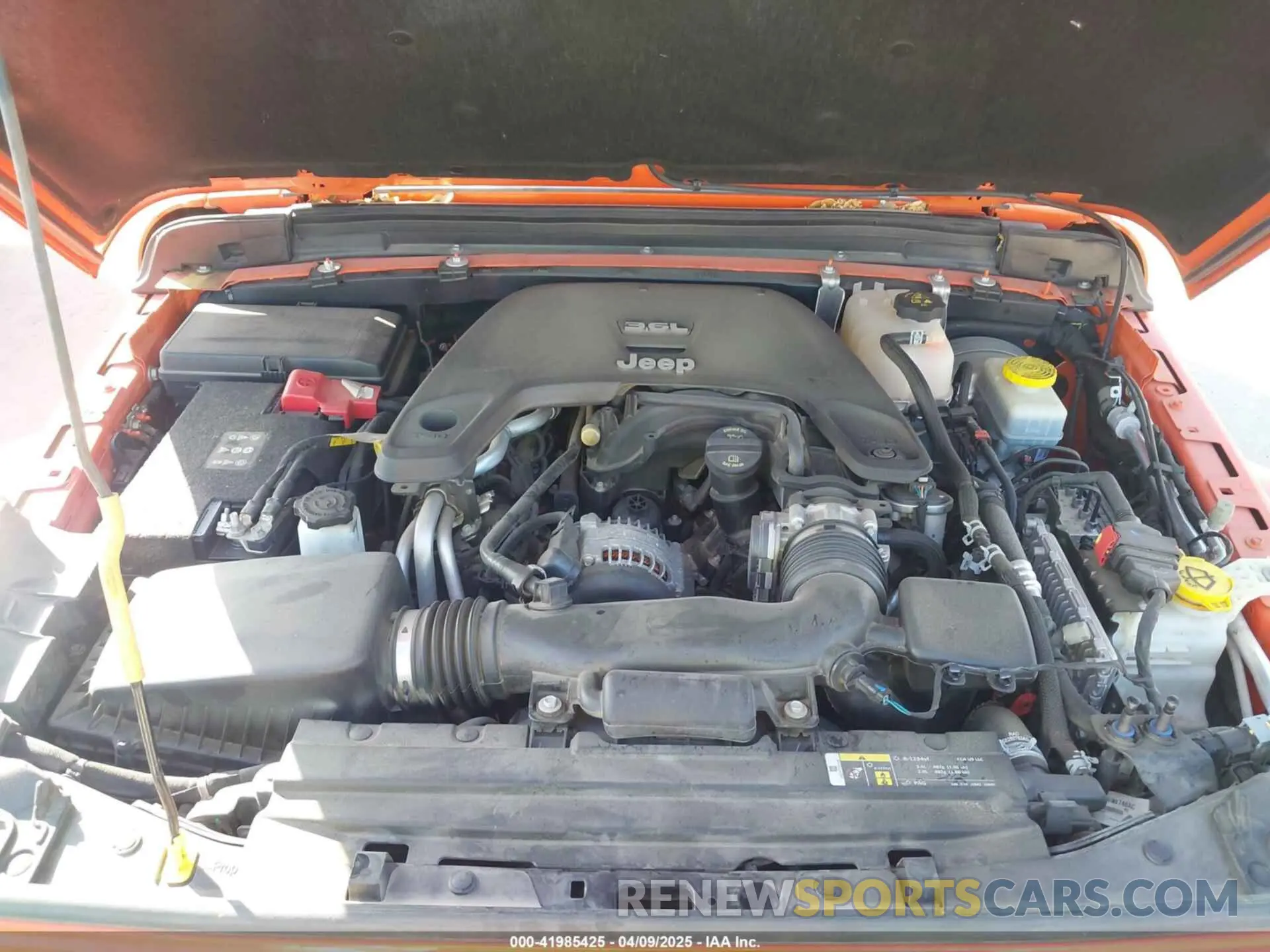 10 Photograph of a damaged car 1C4HJXEG6KW669436 JEEP WRANGLER UNLIMITED 2019