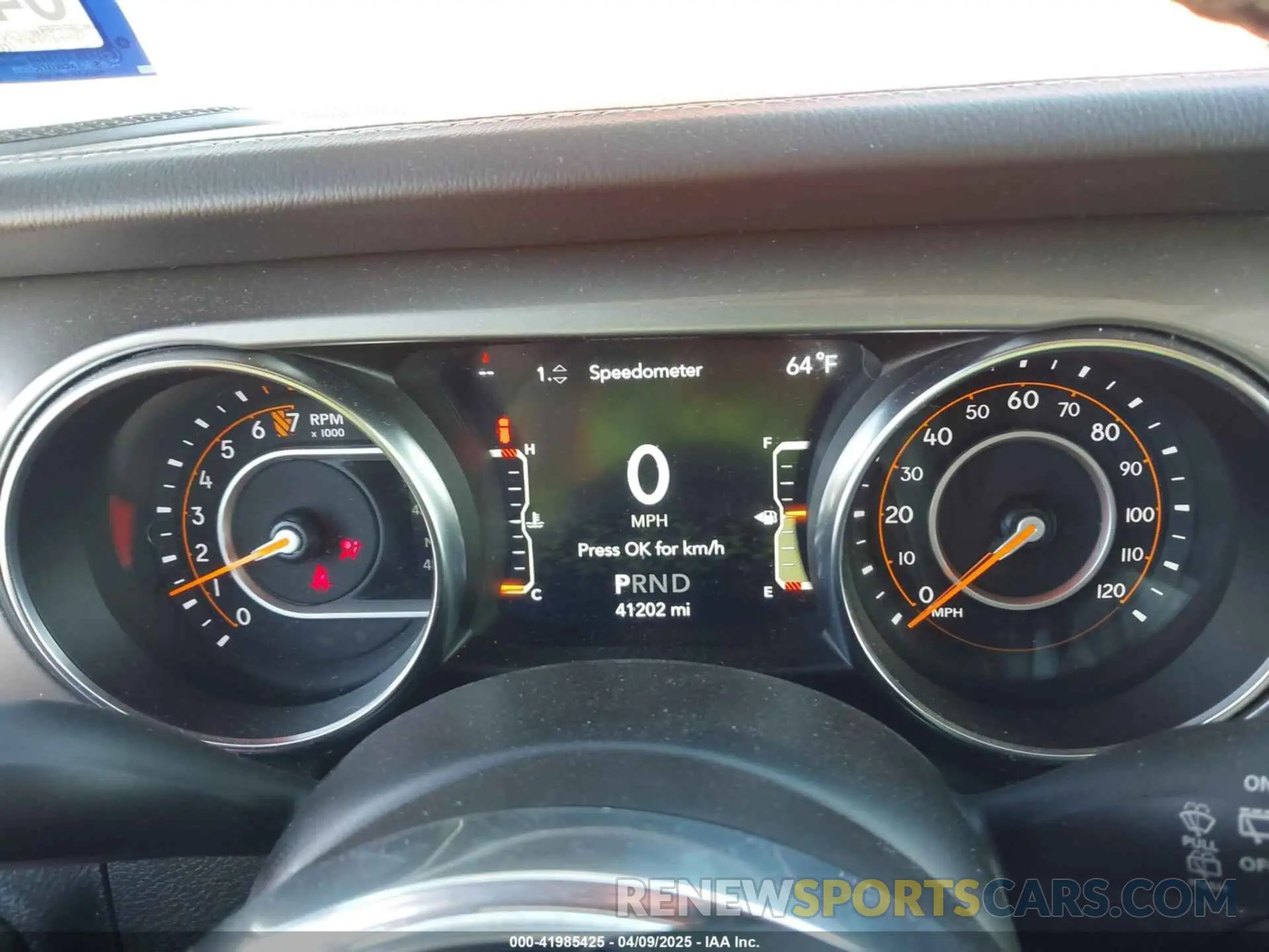 7 Photograph of a damaged car 1C4HJXEG6KW669436 JEEP WRANGLER UNLIMITED 2019