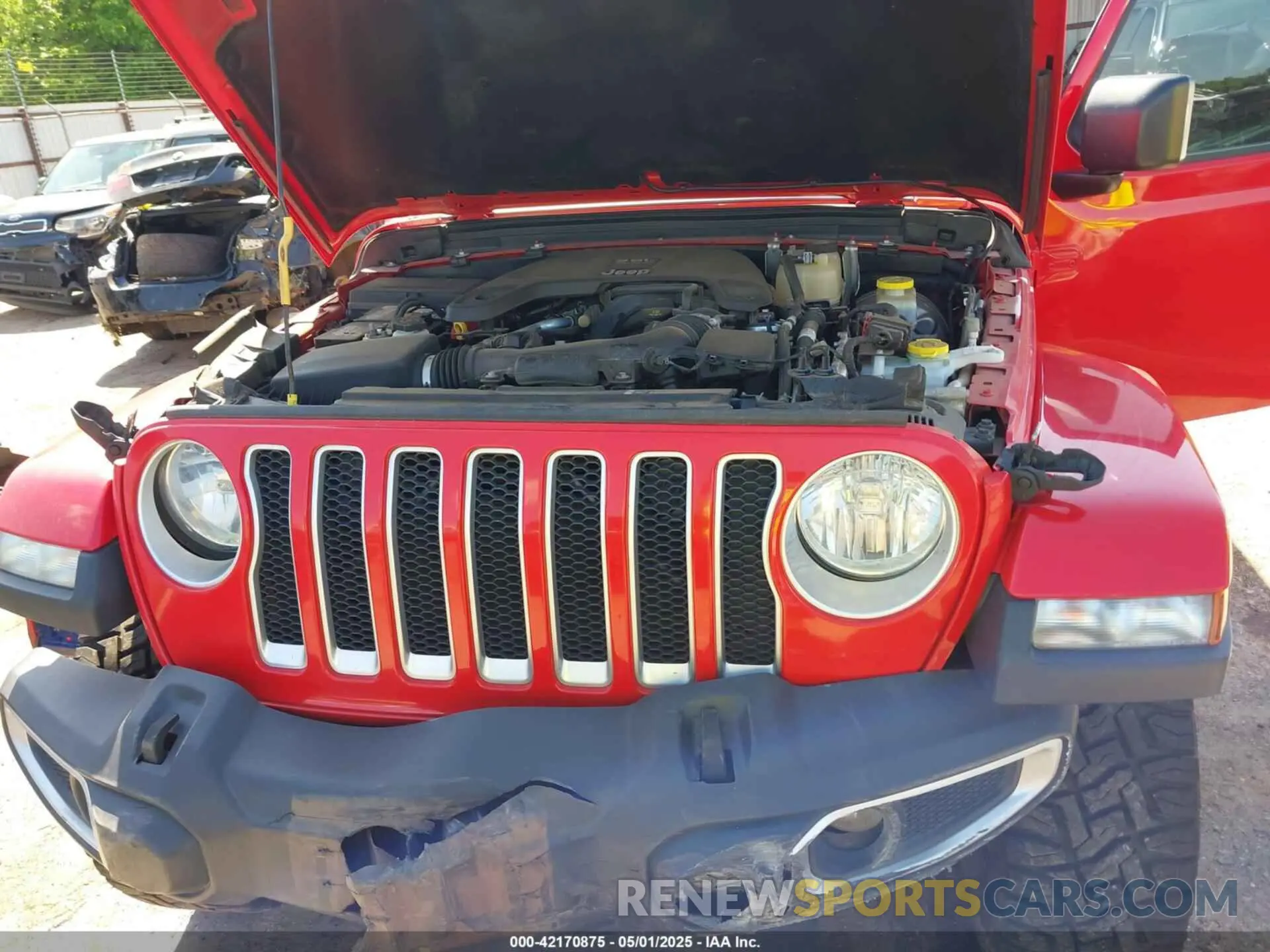 10 Photograph of a damaged car 1C4HJXEG7KW551864 JEEP WRANGLER UNLIMITED 2019
