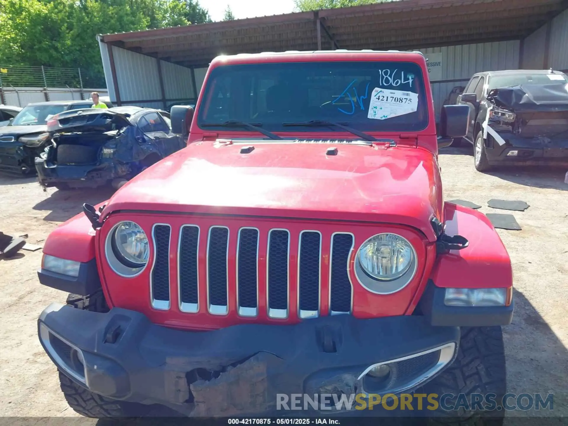11 Photograph of a damaged car 1C4HJXEG7KW551864 JEEP WRANGLER UNLIMITED 2019
