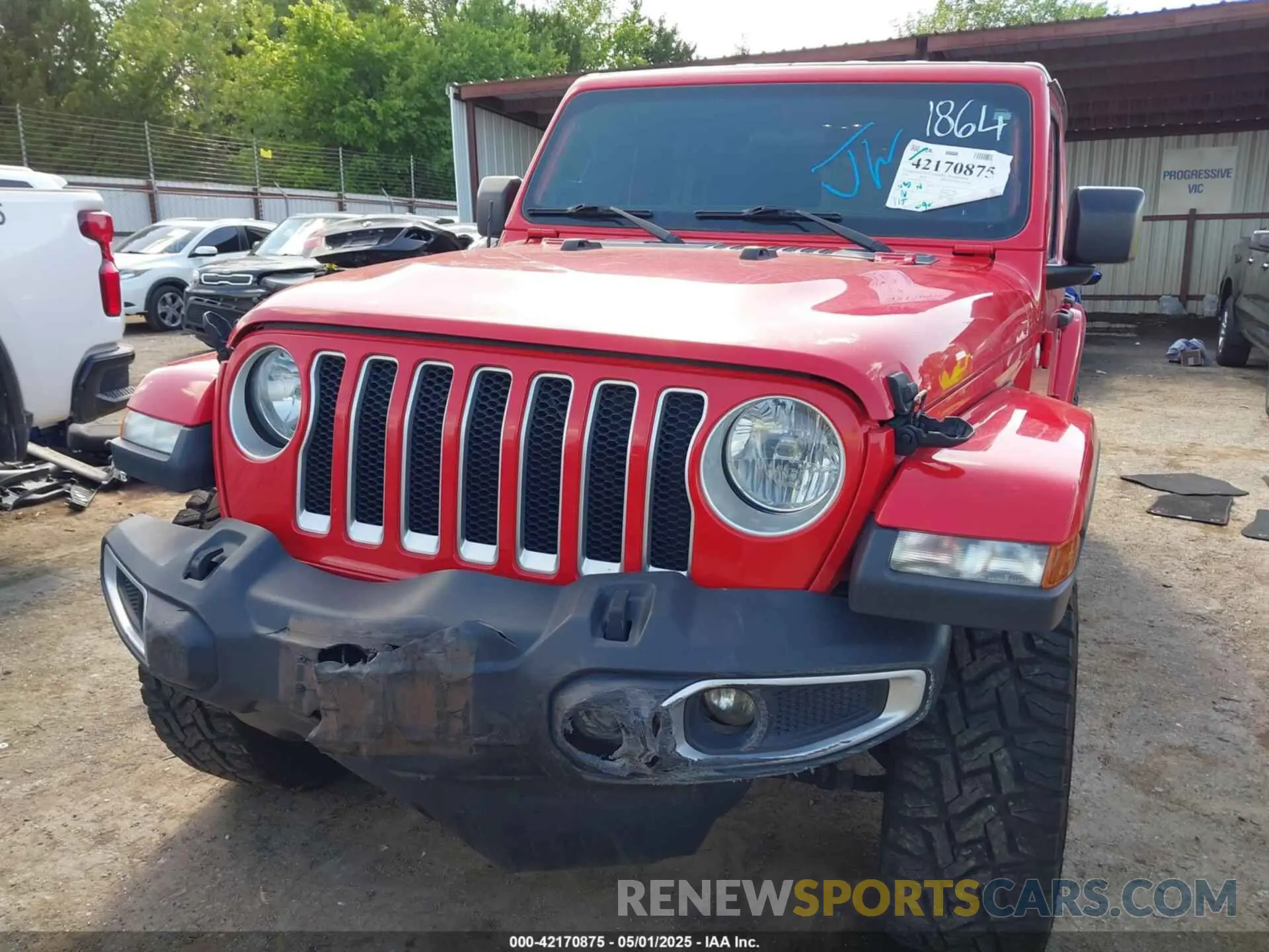 6 Photograph of a damaged car 1C4HJXEG7KW551864 JEEP WRANGLER UNLIMITED 2019