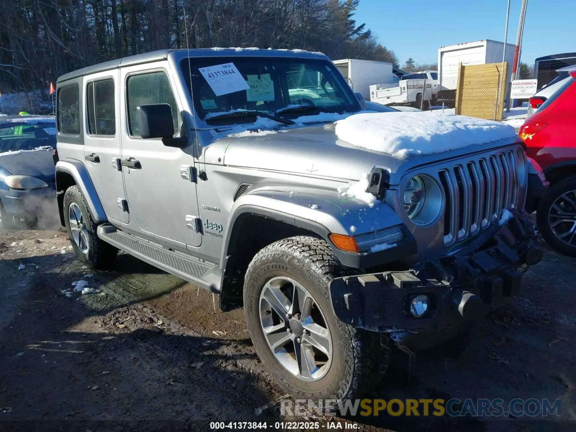 1 Photograph of a damaged car 1C4HJXEG7KW605129 JEEP WRANGLER UNLIMITED 2019