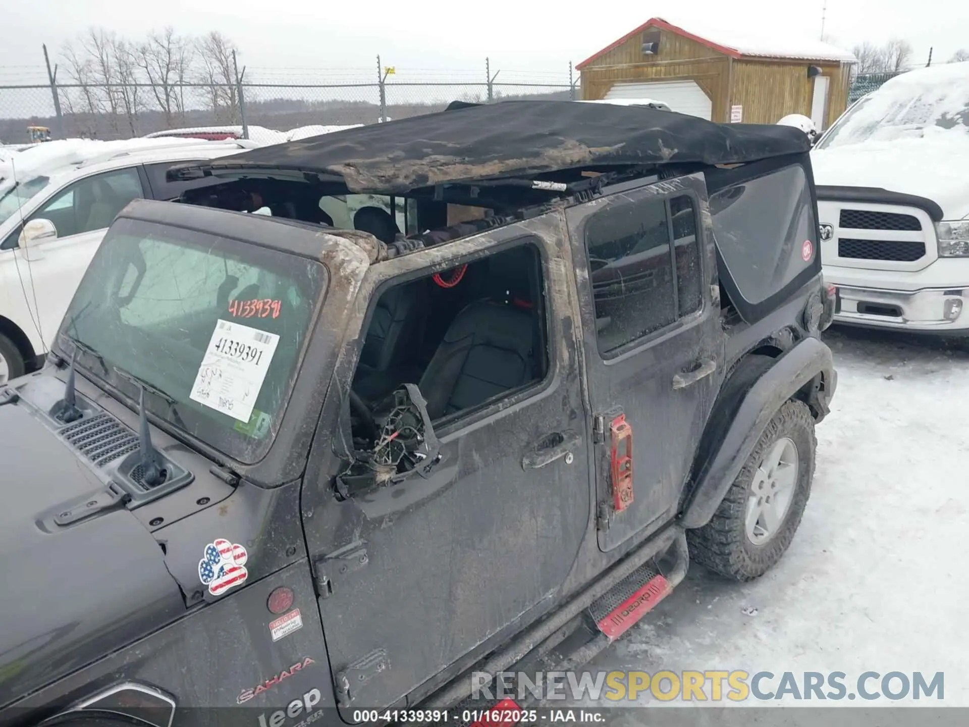 6 Photograph of a damaged car 1C4HJXEG7KW640608 JEEP WRANGLER UNLIMITED 2019