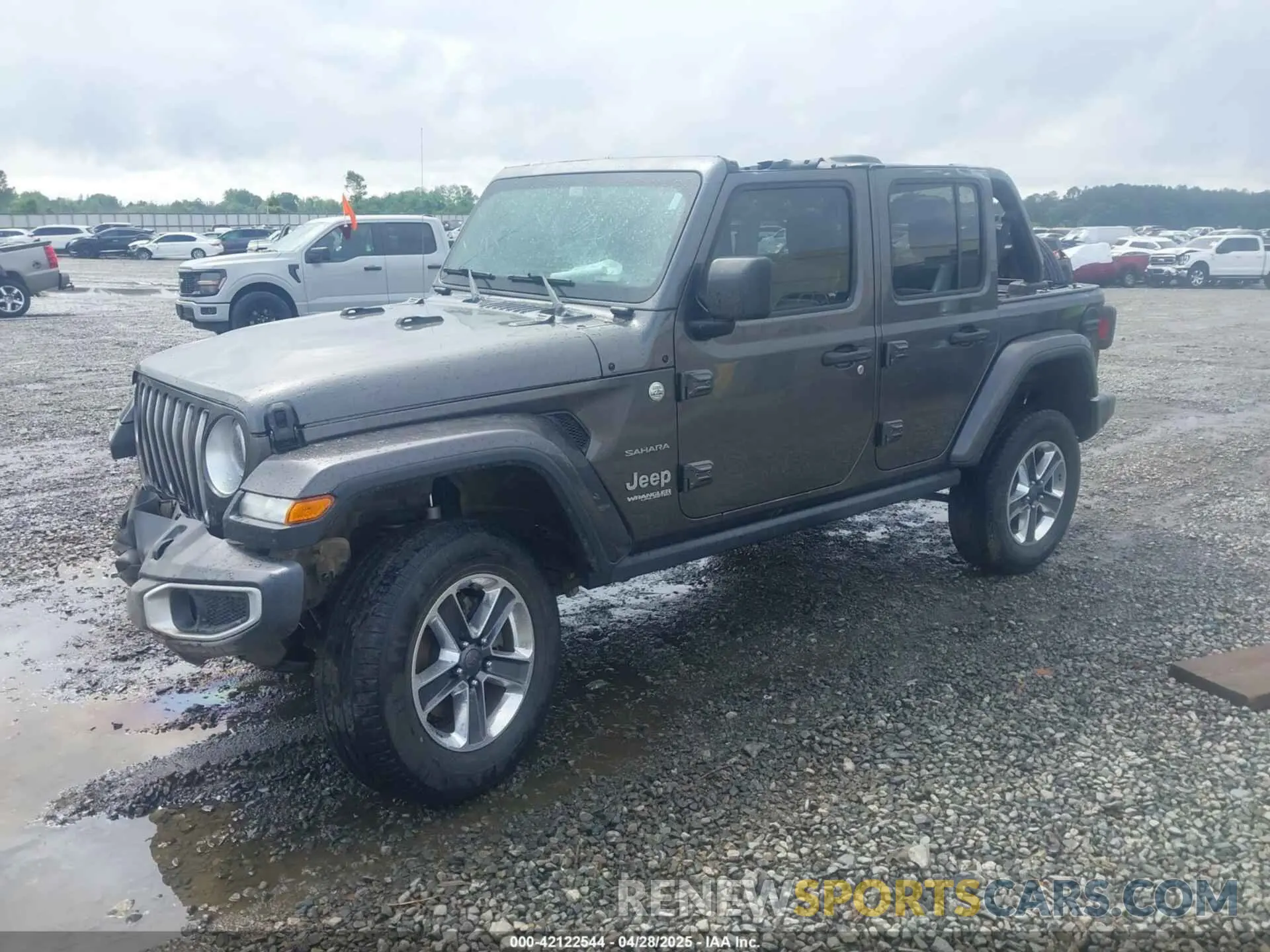 2 Photograph of a damaged car 1C4HJXEG8KW627530 JEEP WRANGLER UNLIMITED 2019