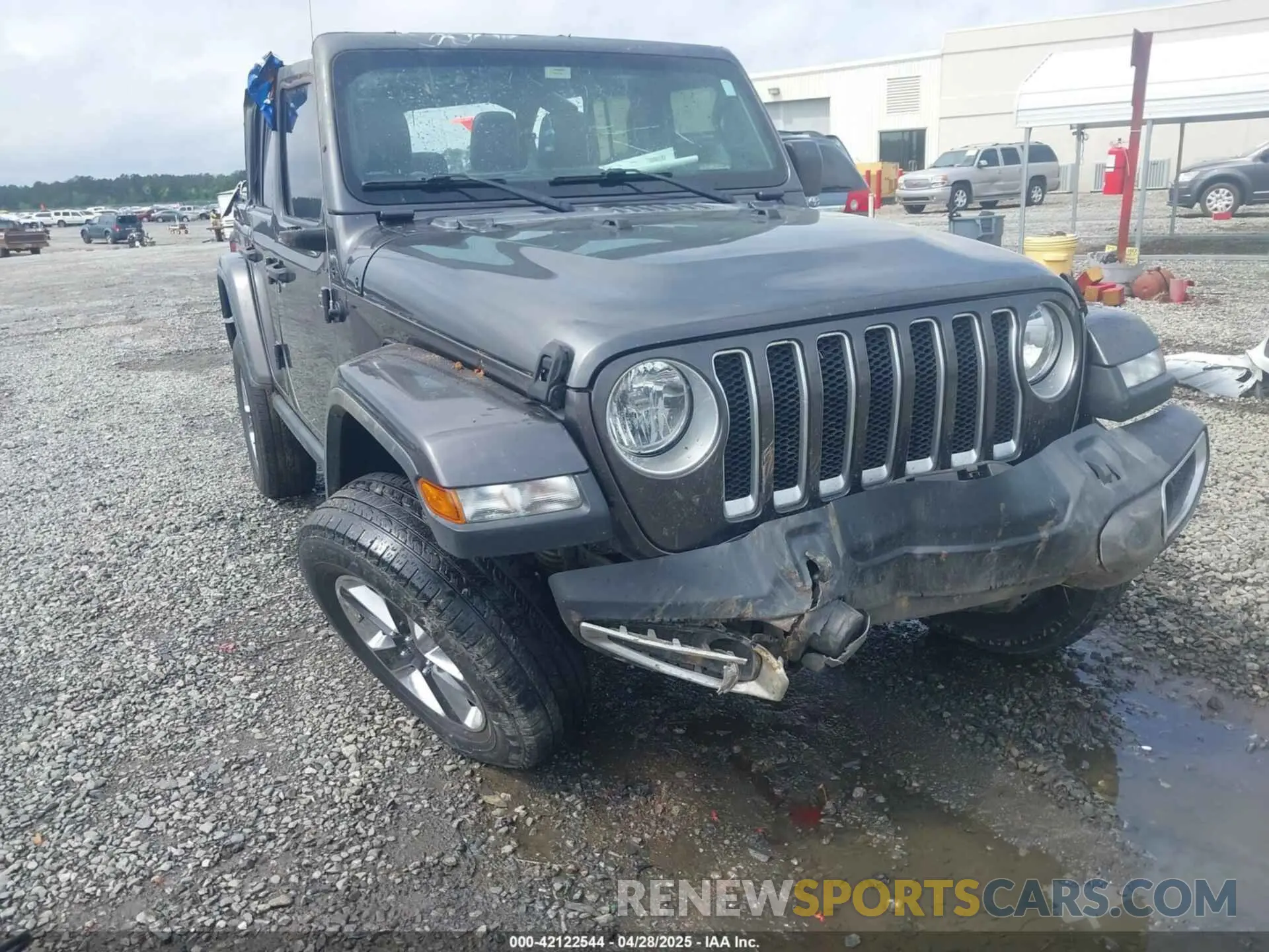 6 Photograph of a damaged car 1C4HJXEG8KW627530 JEEP WRANGLER UNLIMITED 2019