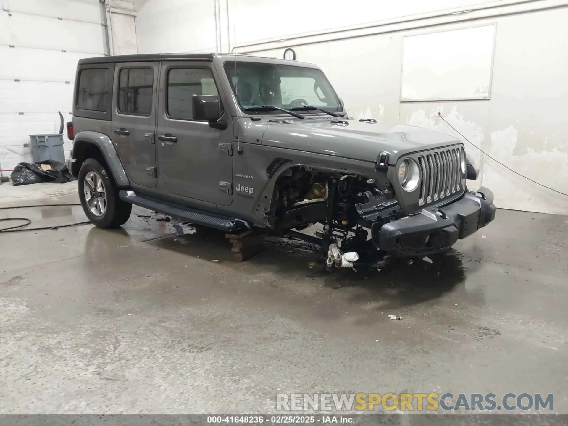 1 Photograph of a damaged car 1C4HJXEG9KW656454 JEEP WRANGLER UNLIMITED 2019