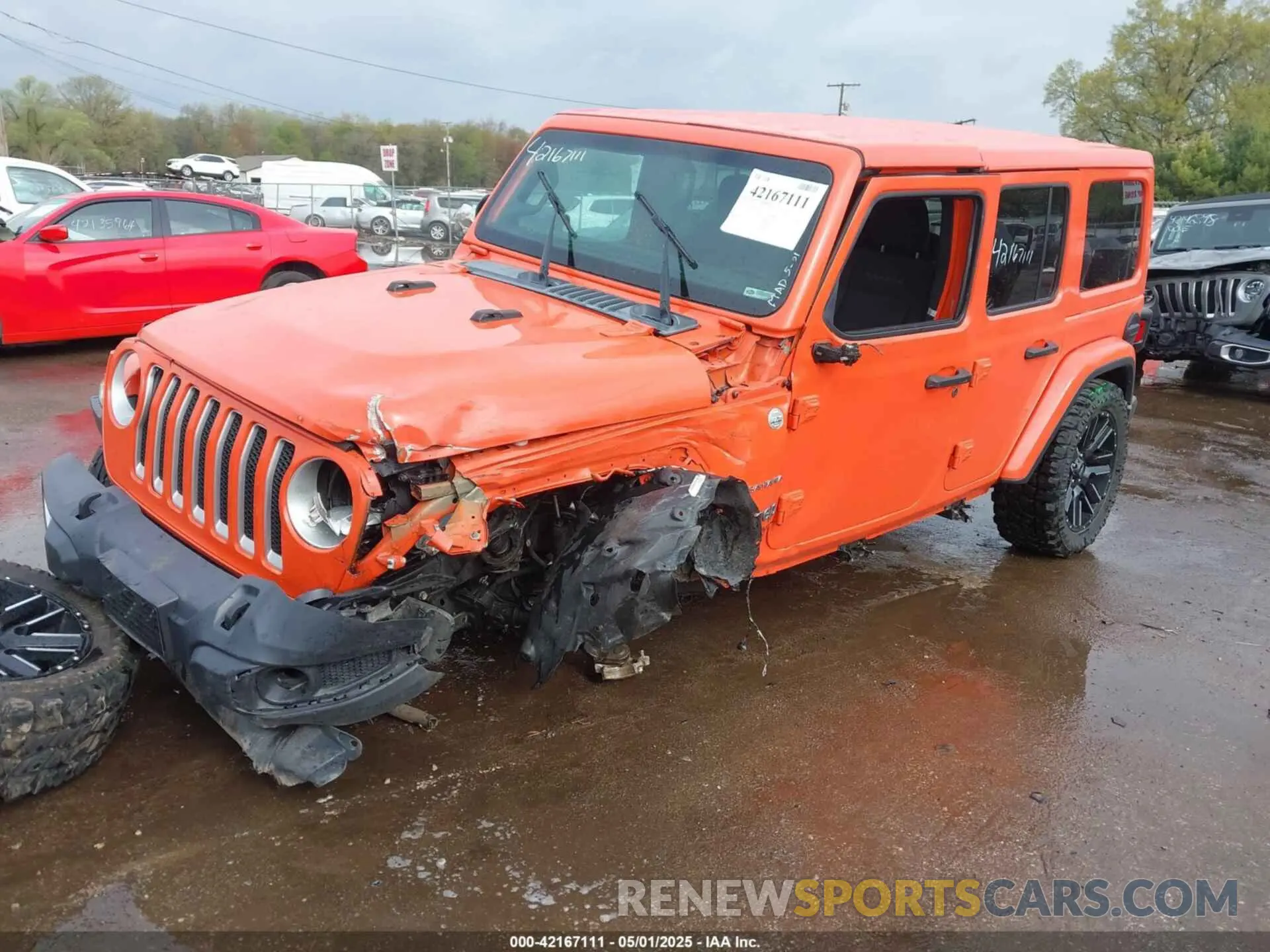 6 Photograph of a damaged car 1C4HJXEGXKW579982 JEEP WRANGLER UNLIMITED 2019