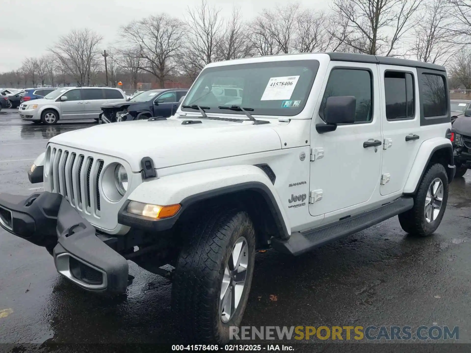 2 Photograph of a damaged car 1C4HJXEGXKW686188 JEEP WRANGLER UNLIMITED 2019