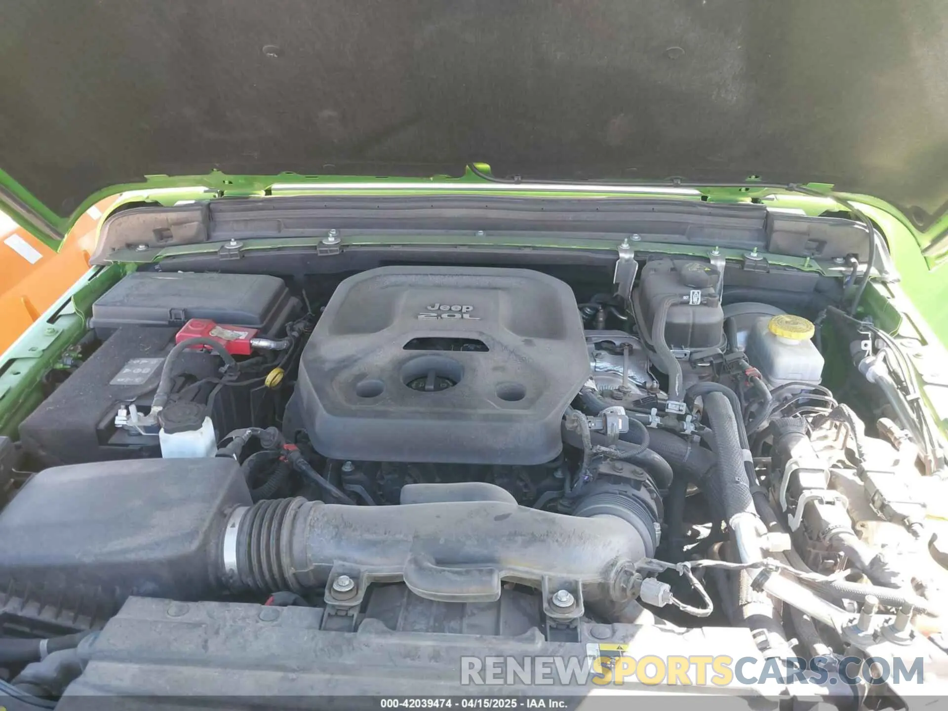 10 Photograph of a damaged car 1C4HJXEN1KW592876 JEEP WRANGLER UNLIMITED 2019