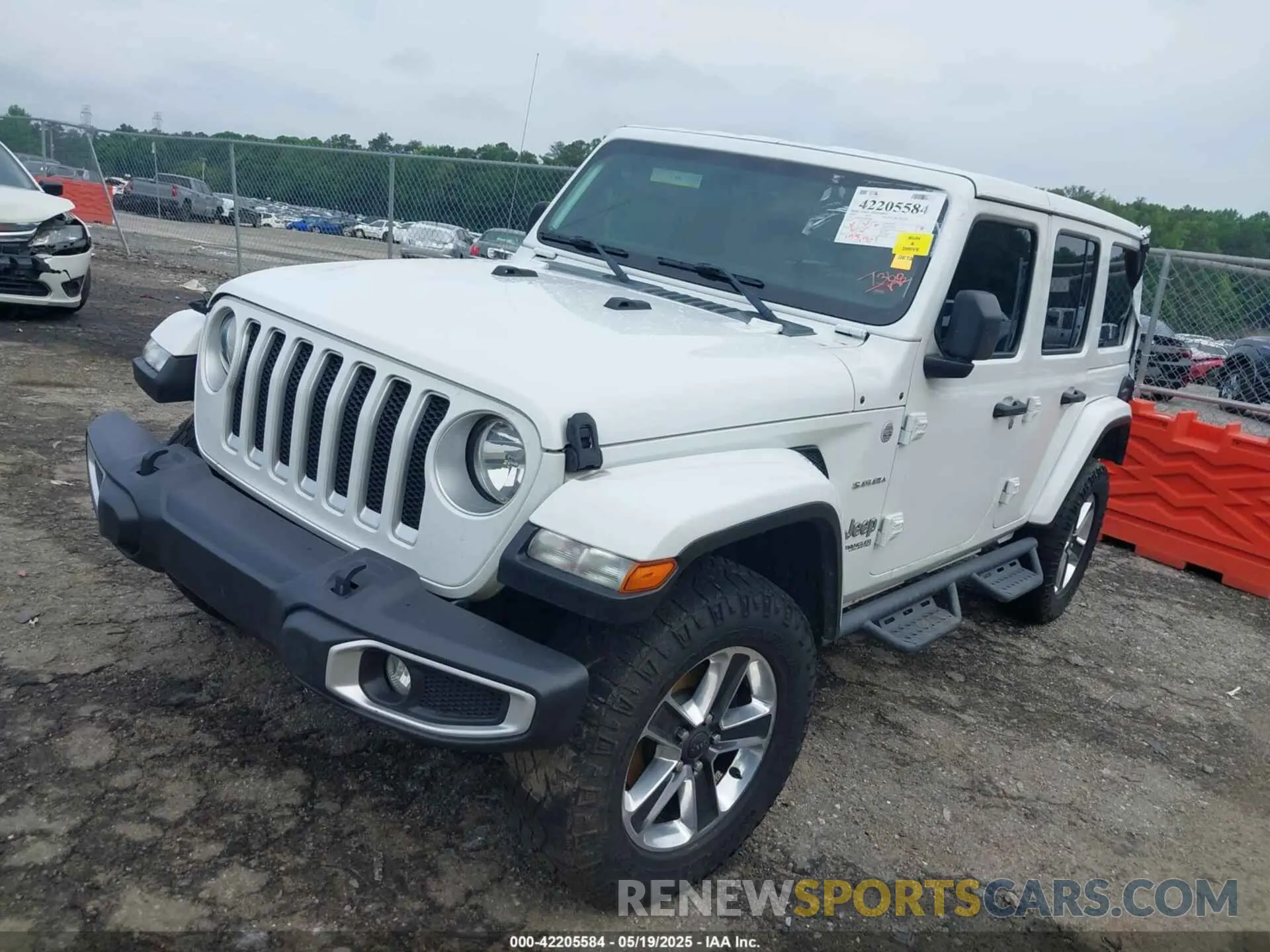 2 Photograph of a damaged car 1C4HJXEN2KW558851 JEEP WRANGLER UNLIMITED 2019