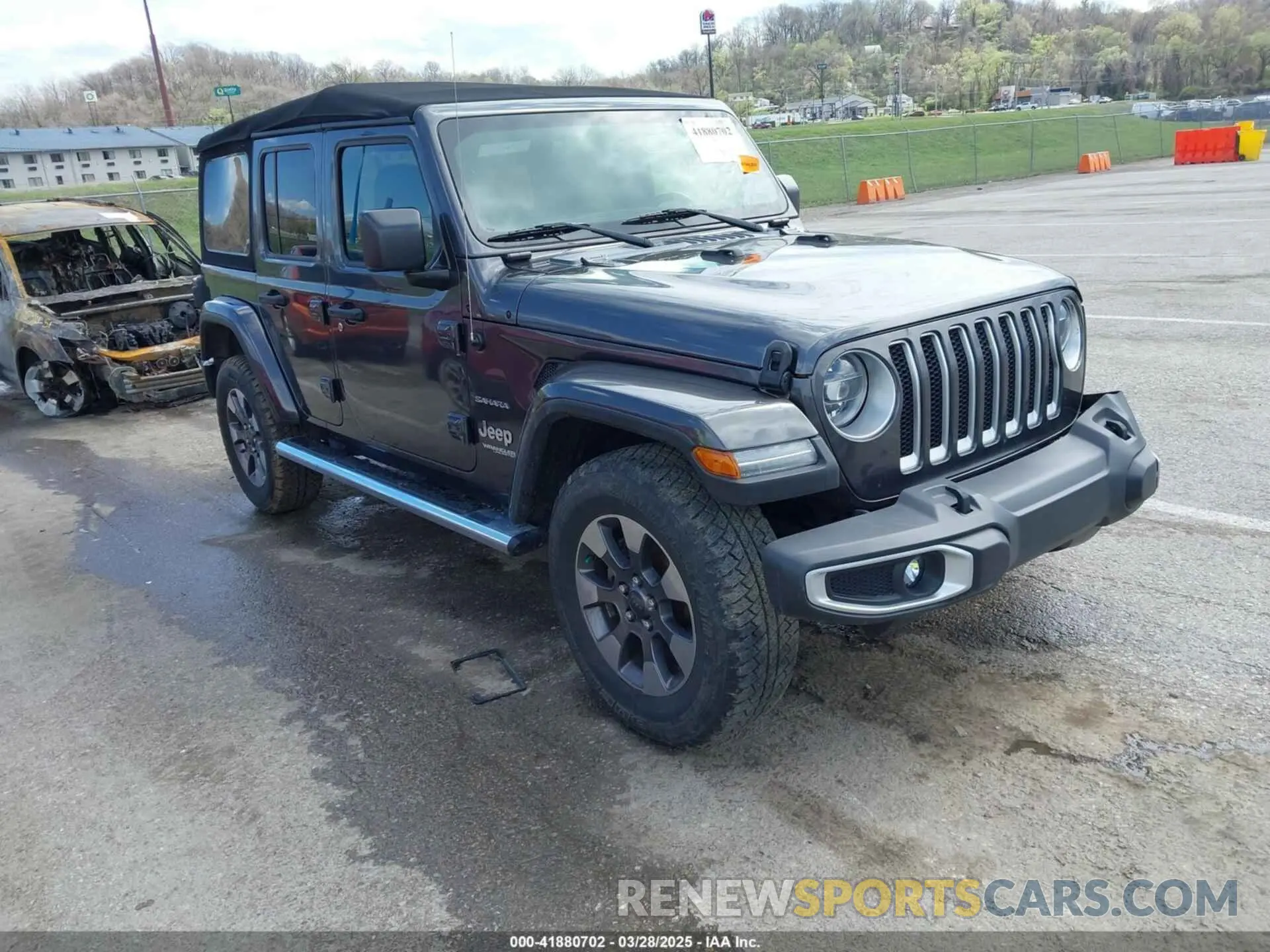 1 Photograph of a damaged car 1C4HJXEN3KW622167 JEEP WRANGLER UNLIMITED 2019