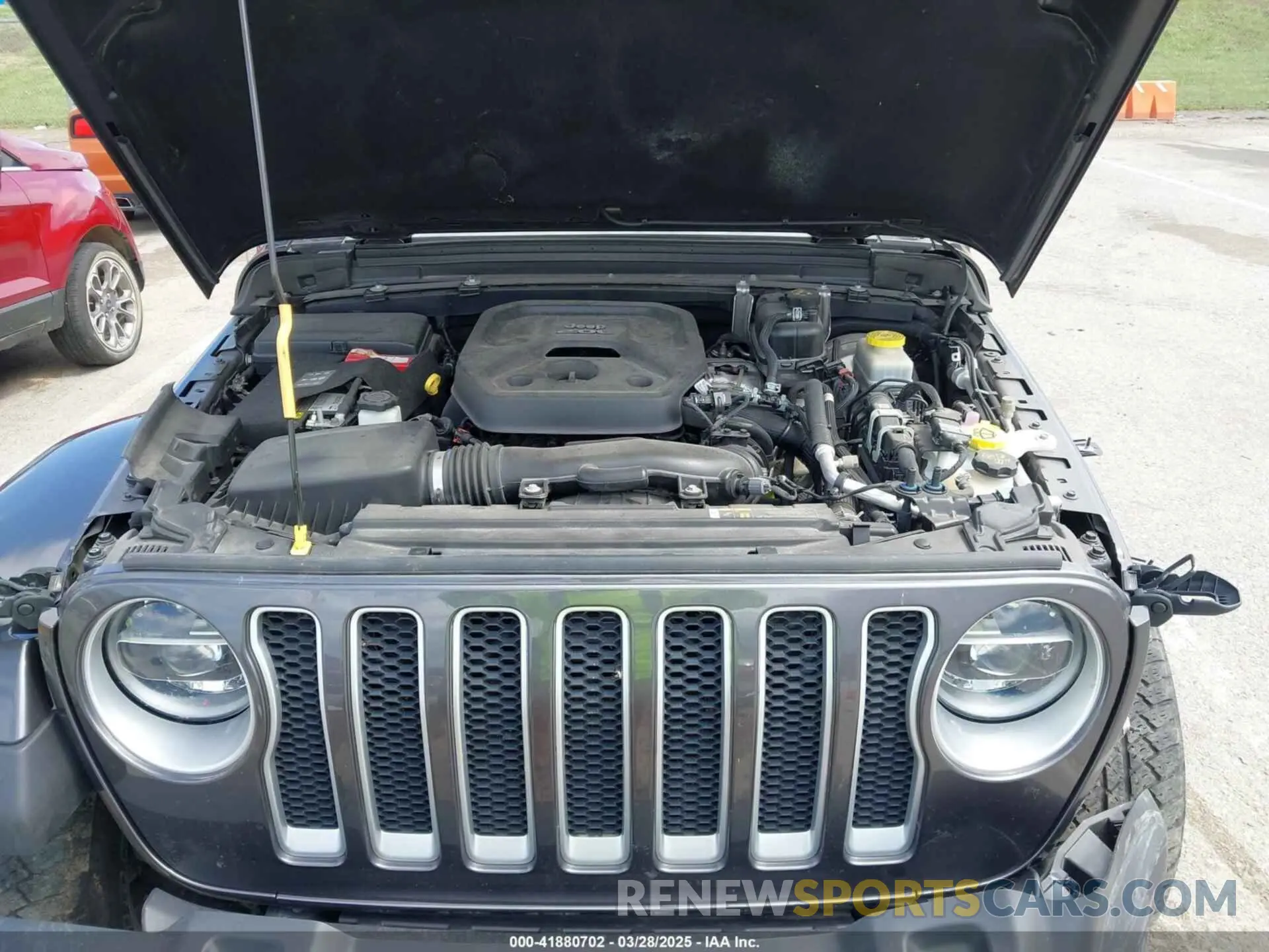 10 Photograph of a damaged car 1C4HJXEN3KW622167 JEEP WRANGLER UNLIMITED 2019