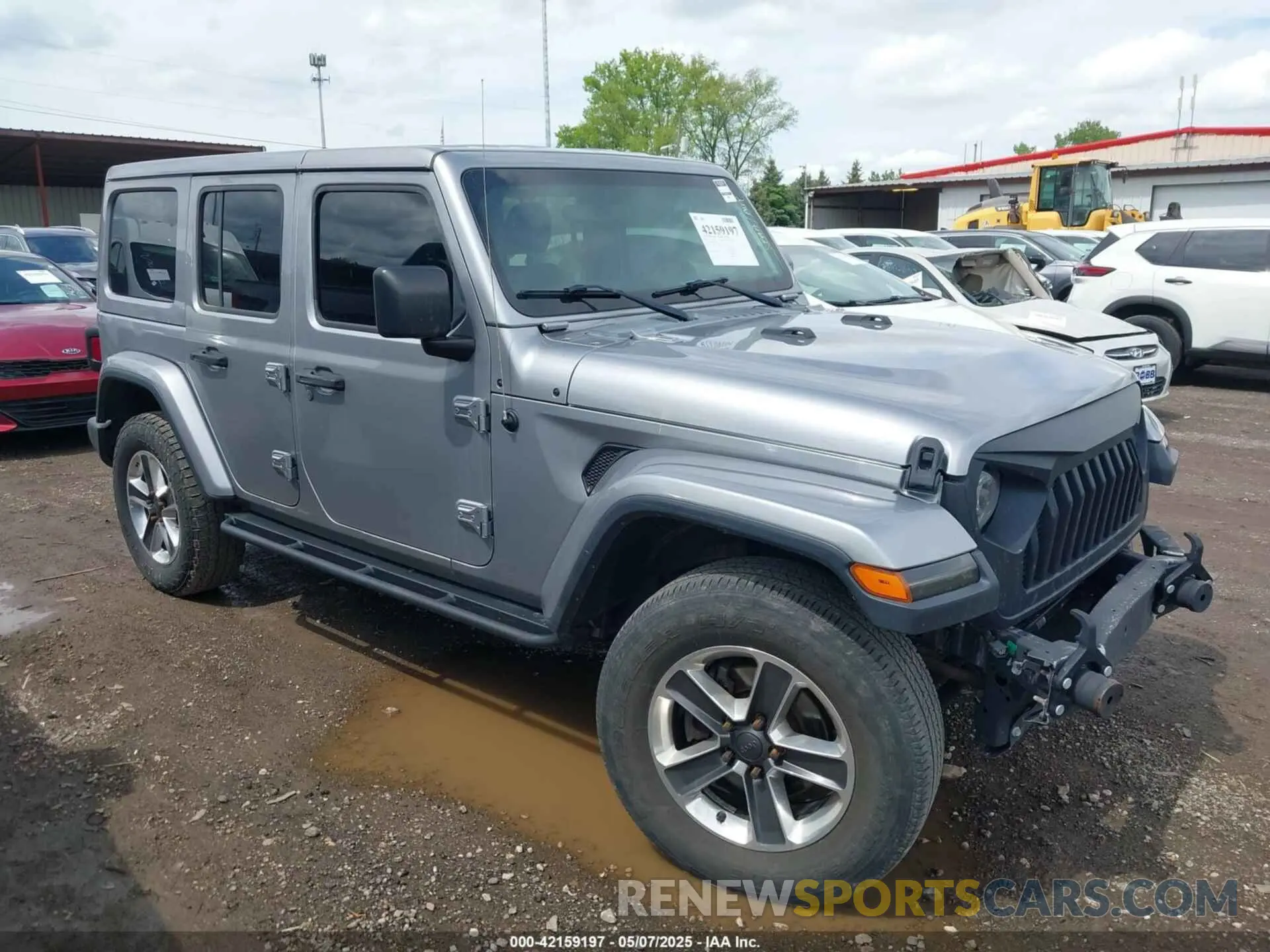 1 Photograph of a damaged car 1C4HJXEN5KW542403 JEEP WRANGLER UNLIMITED 2019