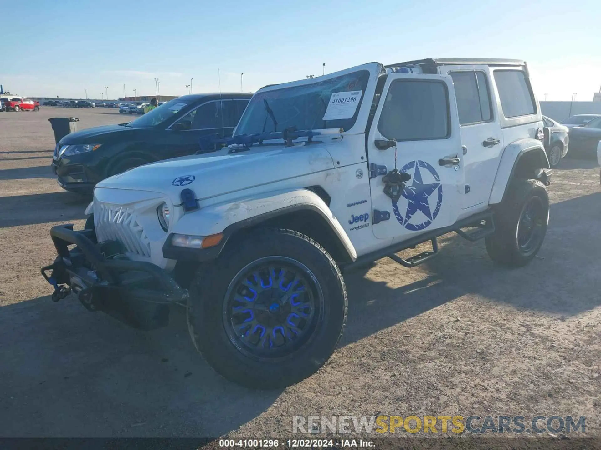 2 Photograph of a damaged car 1C4HJXEN5KW682337 JEEP WRANGLER UNLIMITED 2019