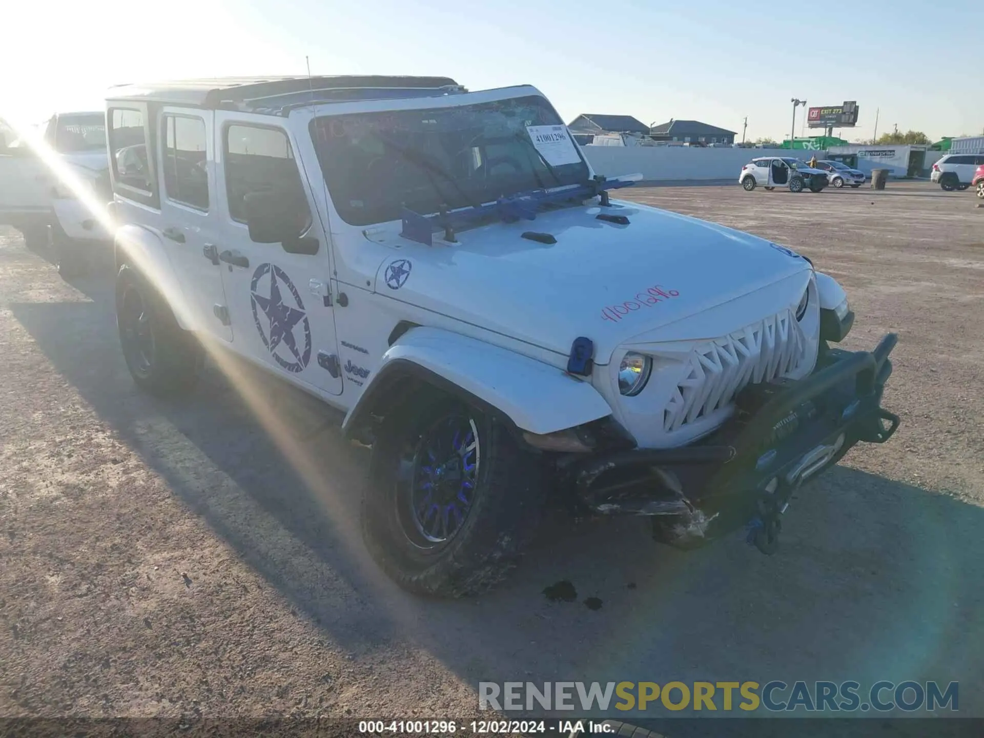 6 Photograph of a damaged car 1C4HJXEN5KW682337 JEEP WRANGLER UNLIMITED 2019
