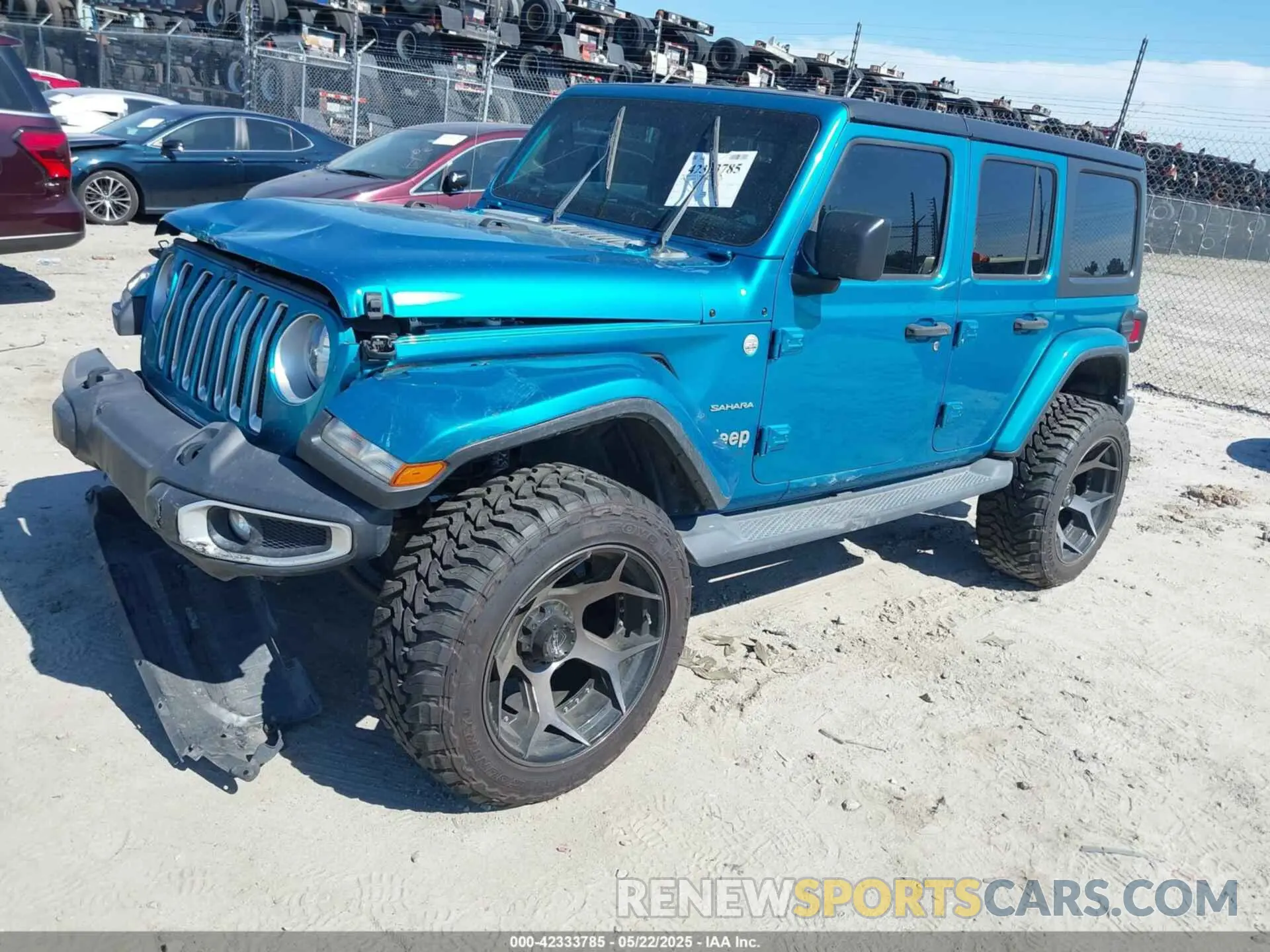 2 Photograph of a damaged car 1C4HJXEN7KW619921 JEEP WRANGLER UNLIMITED 2019
