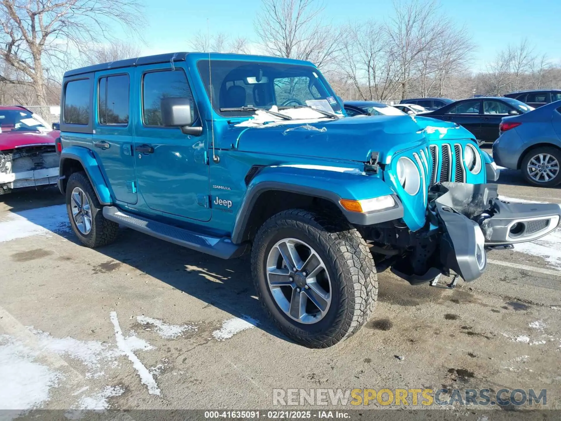 1 Photograph of a damaged car 1C4HJXEN7KW641854 JEEP WRANGLER UNLIMITED 2019