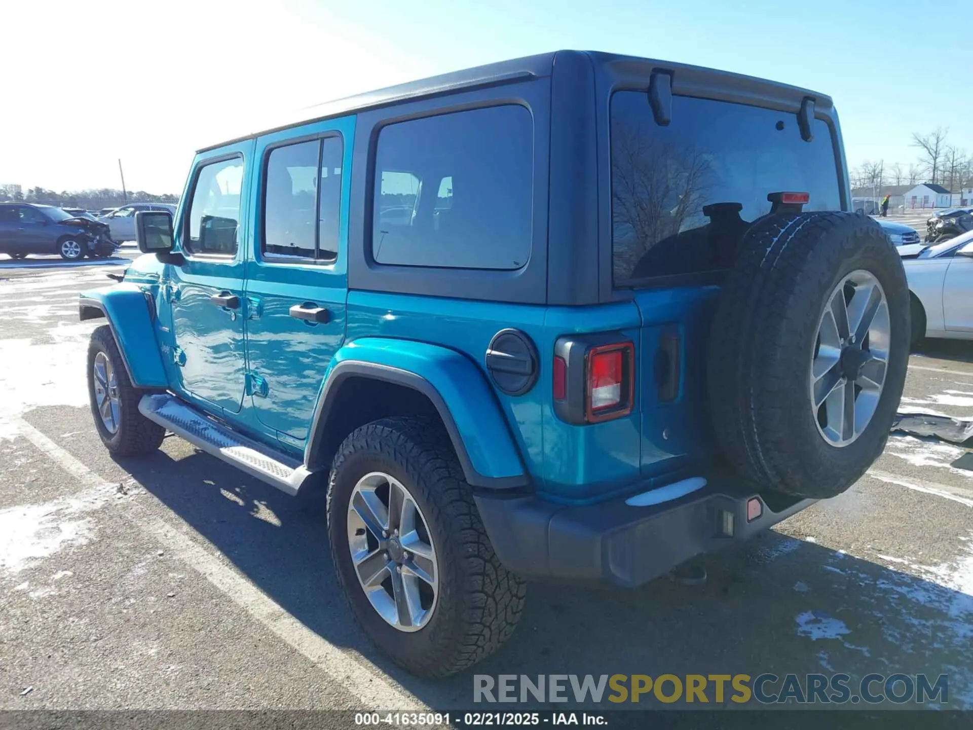 3 Photograph of a damaged car 1C4HJXEN7KW641854 JEEP WRANGLER UNLIMITED 2019