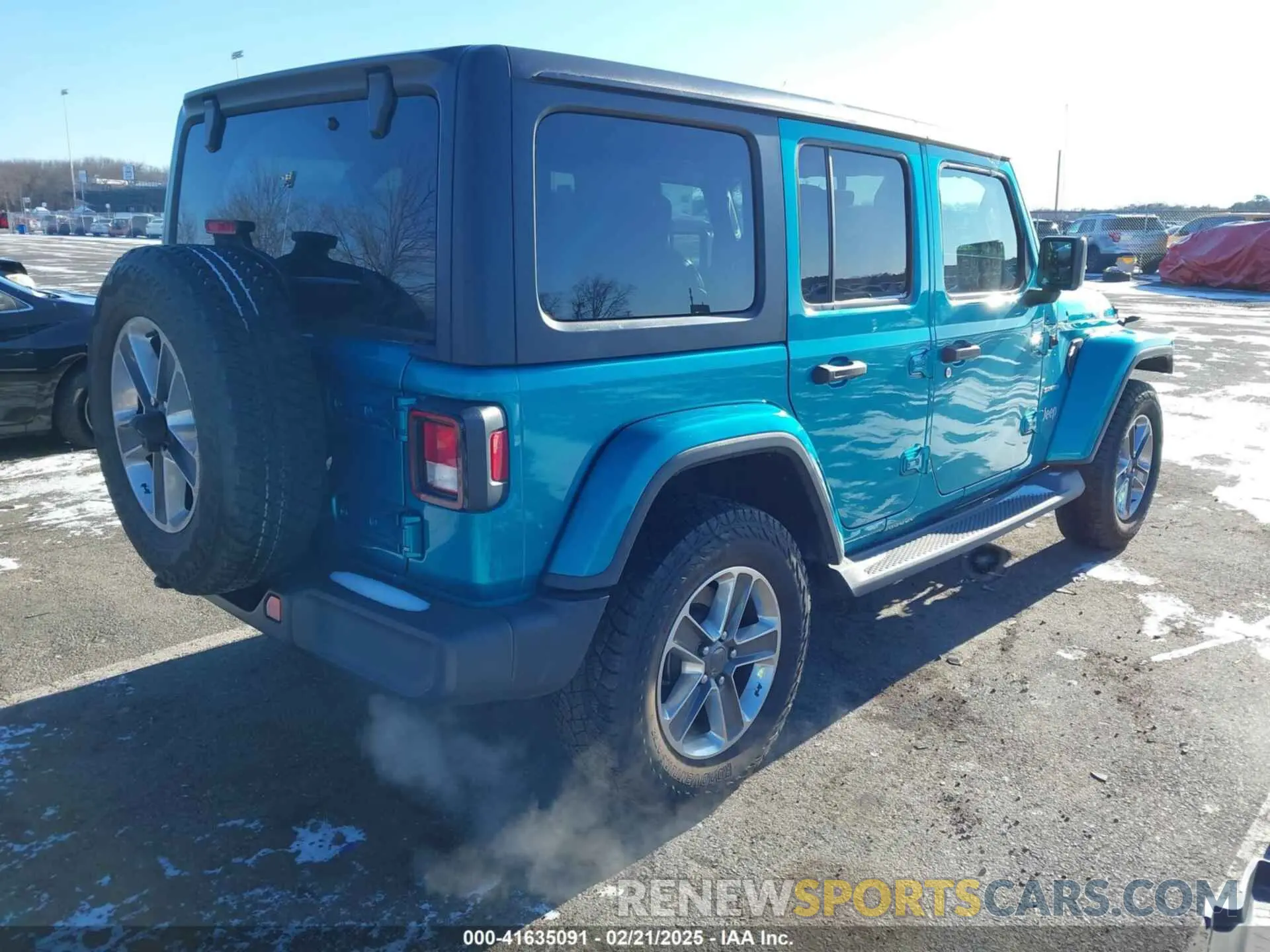 4 Photograph of a damaged car 1C4HJXEN7KW641854 JEEP WRANGLER UNLIMITED 2019