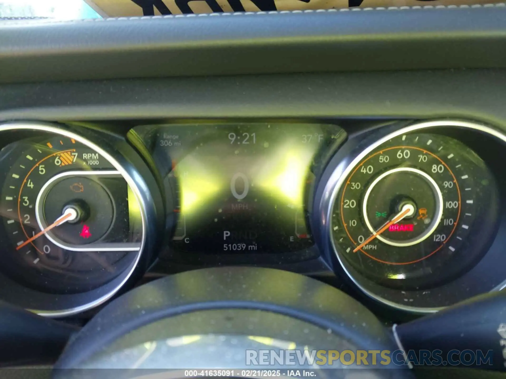 7 Photograph of a damaged car 1C4HJXEN7KW641854 JEEP WRANGLER UNLIMITED 2019