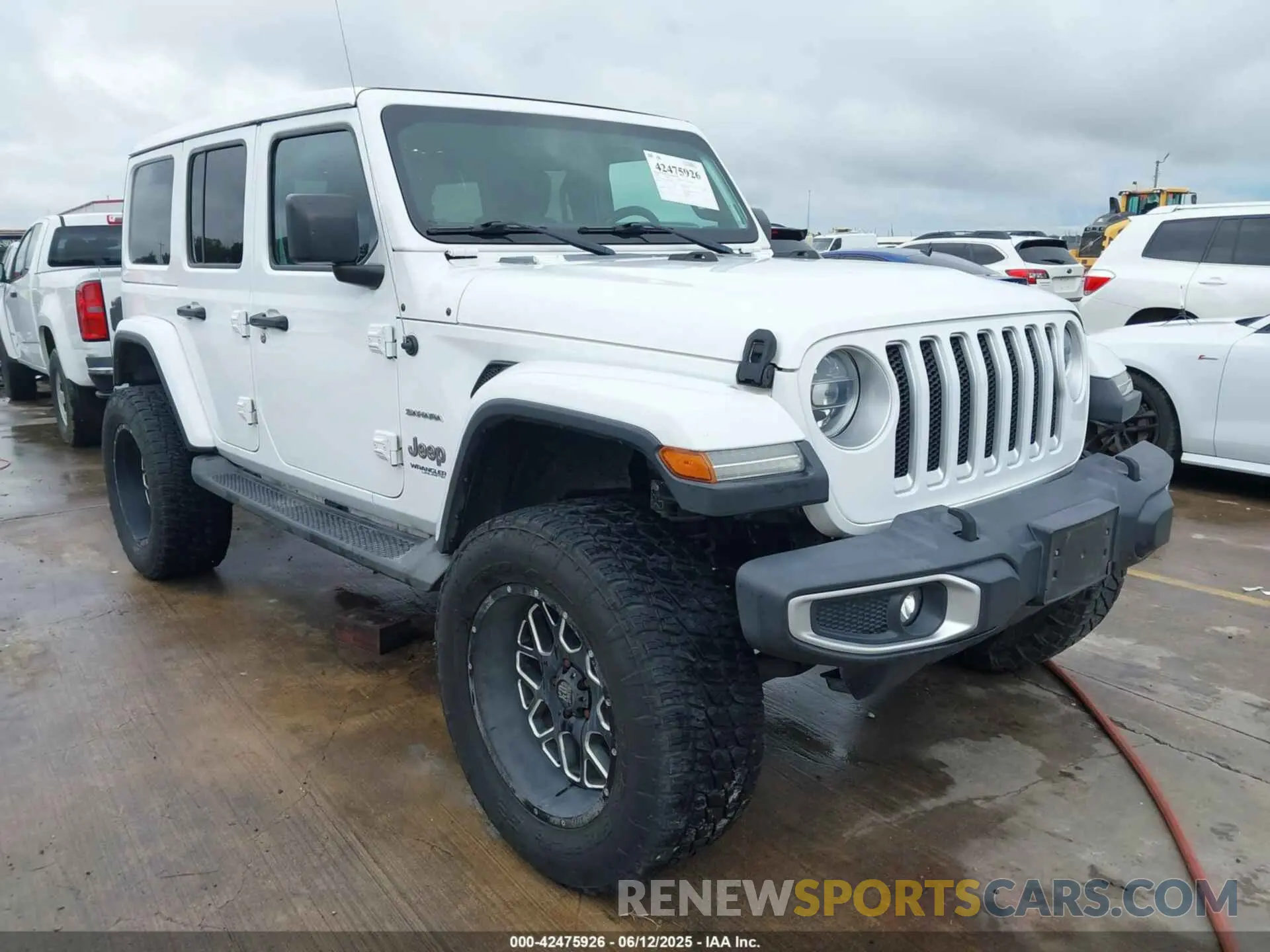 1 Photograph of a damaged car 1C4HJXENXKW547676 JEEP WRANGLER UNLIMITED 2019