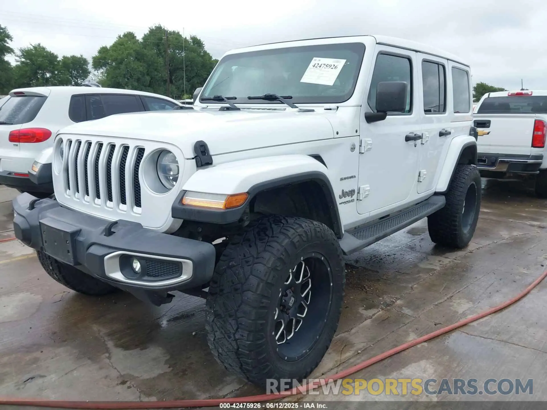 2 Photograph of a damaged car 1C4HJXENXKW547676 JEEP WRANGLER UNLIMITED 2019