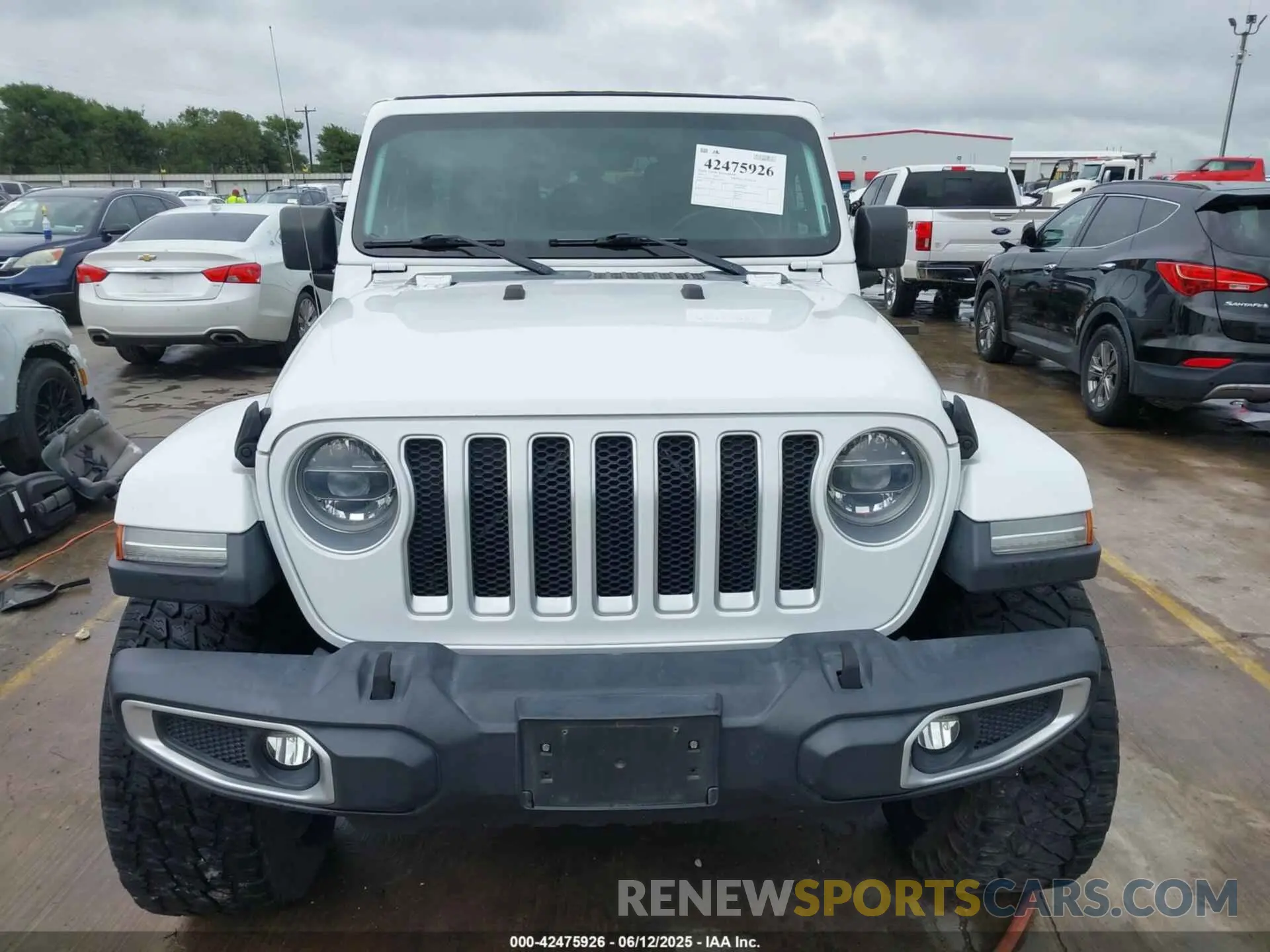 6 Photograph of a damaged car 1C4HJXENXKW547676 JEEP WRANGLER UNLIMITED 2019