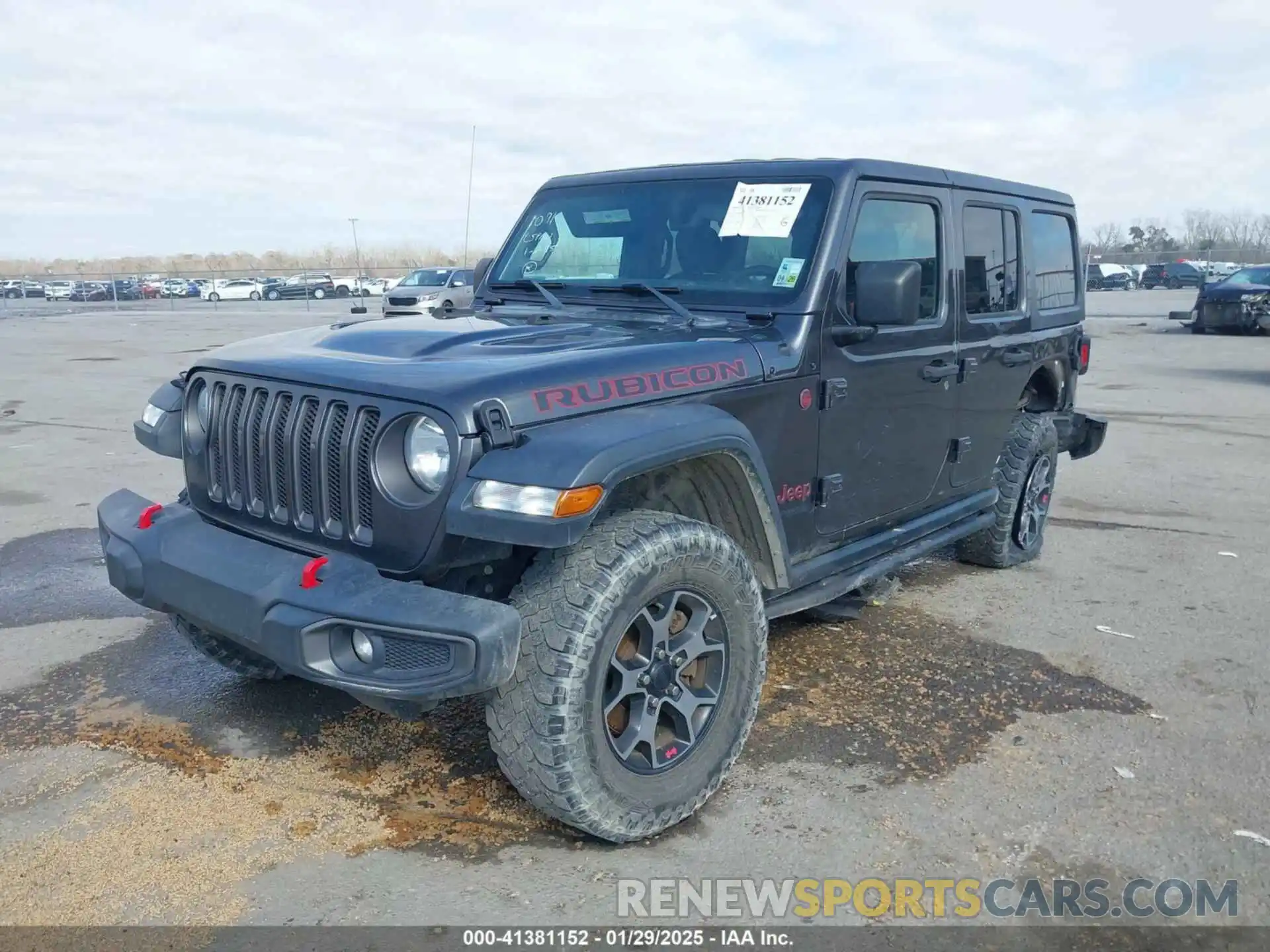 2 Photograph of a damaged car 1C4HJXFG1KW541071 JEEP WRANGLER UNLIMITED 2019