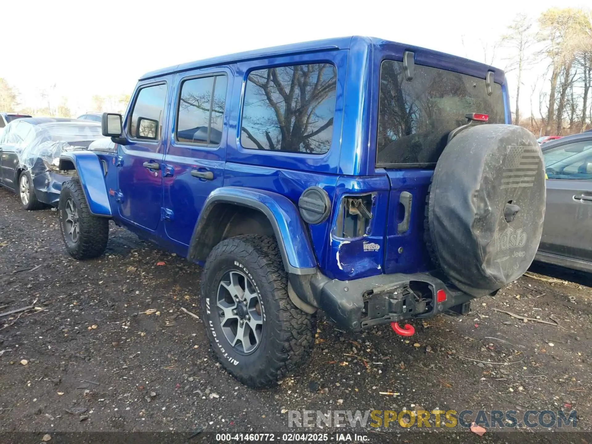 3 Photograph of a damaged car 1C4HJXFGXKW657577 JEEP WRANGLER UNLIMITED 2019