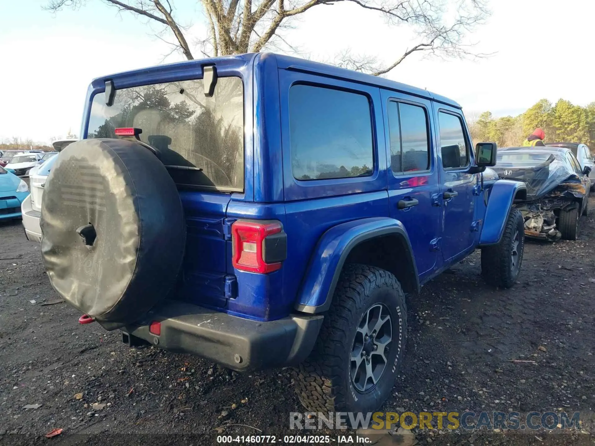 4 Photograph of a damaged car 1C4HJXFGXKW657577 JEEP WRANGLER UNLIMITED 2019