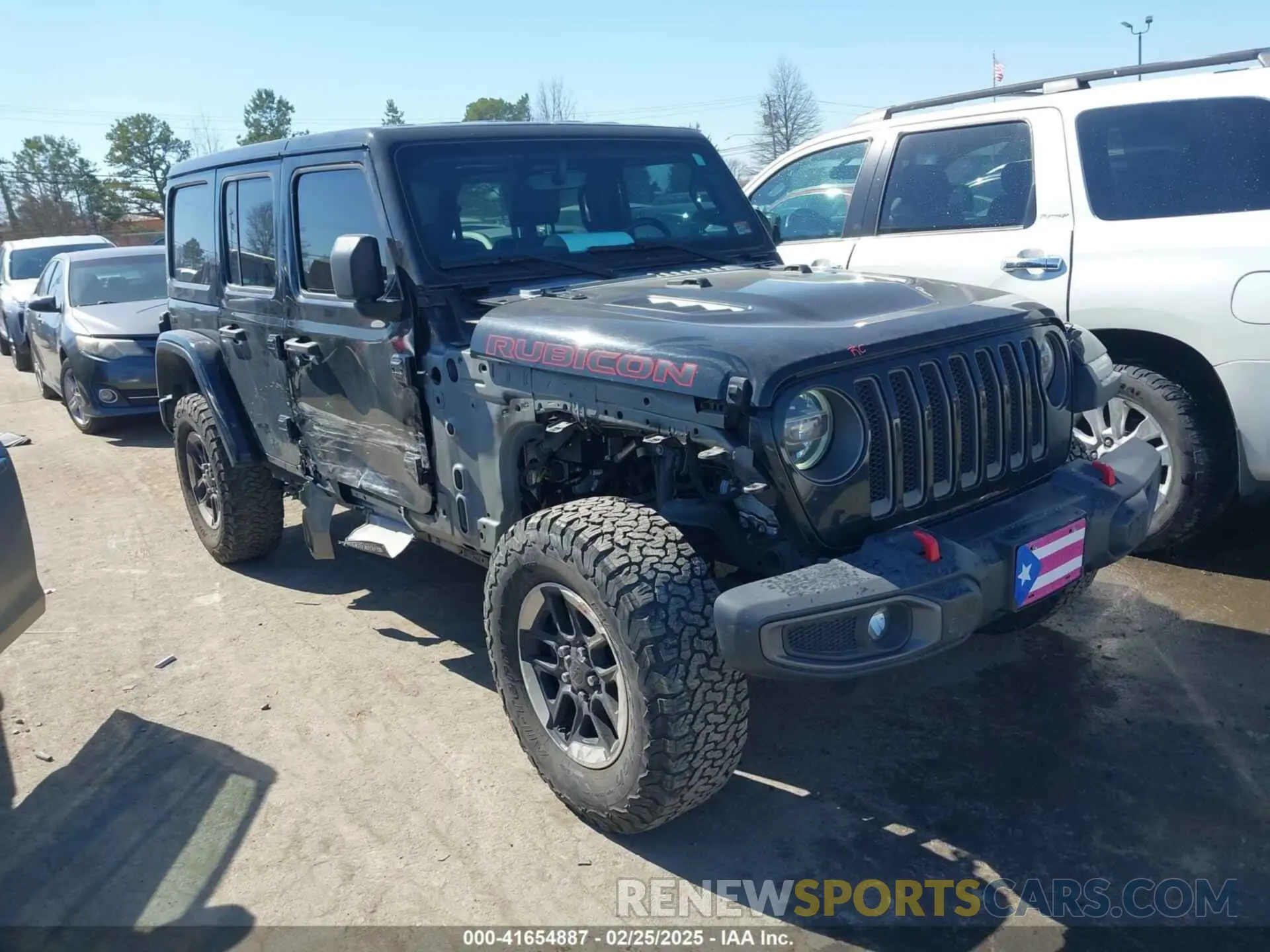 1 Photograph of a damaged car 1C4HJXFN1KW679028 JEEP WRANGLER UNLIMITED 2019