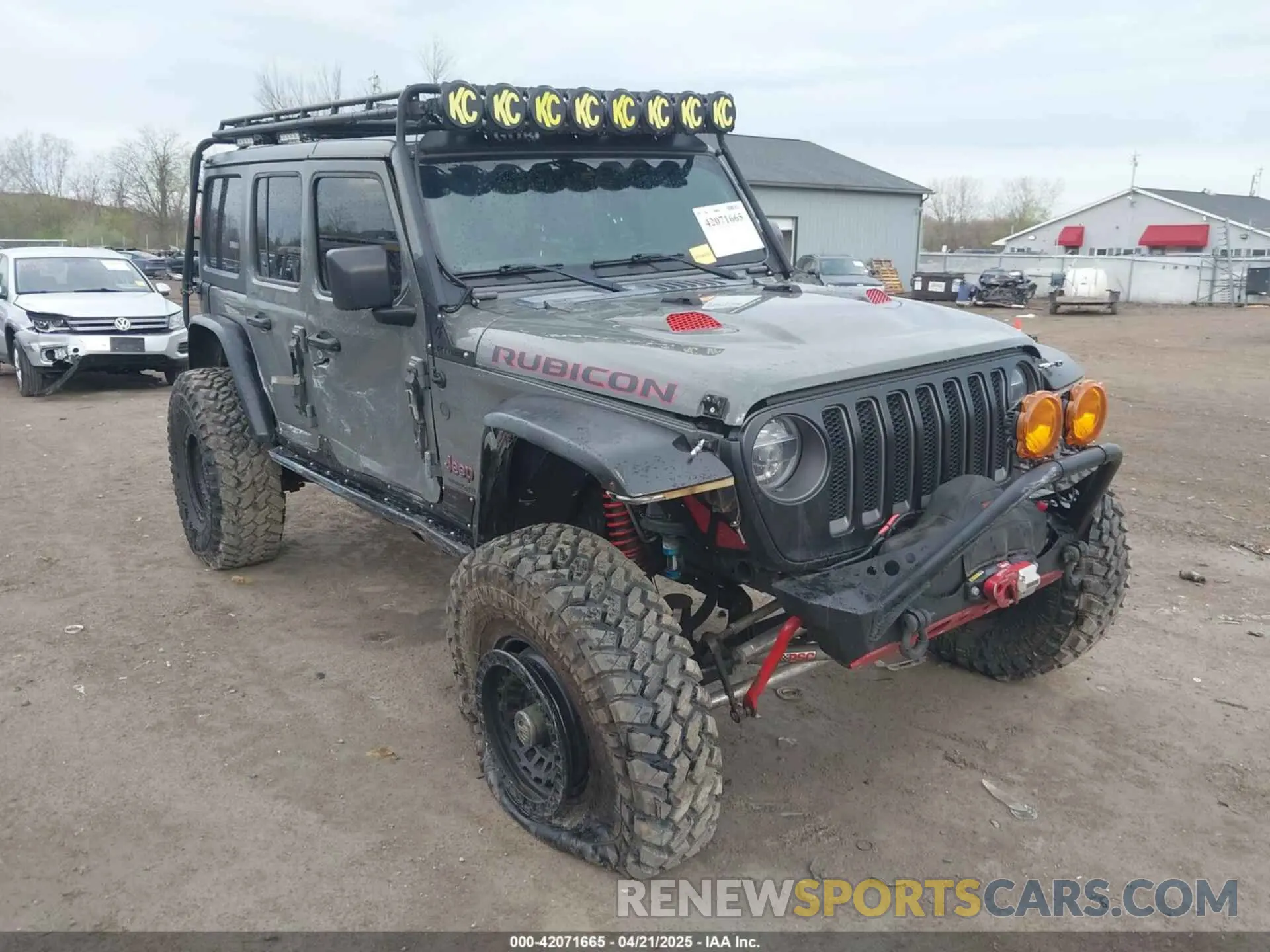 1 Photograph of a damaged car 1C4HJXFN7KW573909 JEEP WRANGLER UNLIMITED 2019