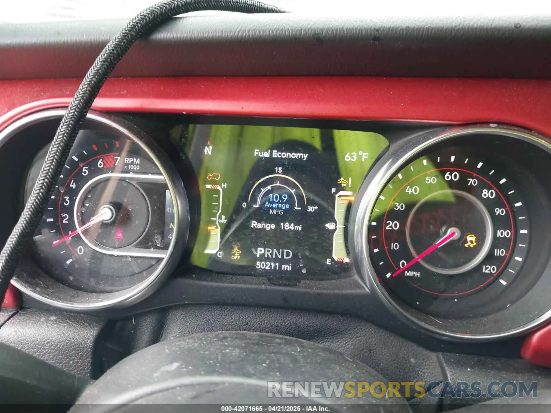 15 Photograph of a damaged car 1C4HJXFN7KW573909 JEEP WRANGLER UNLIMITED 2019