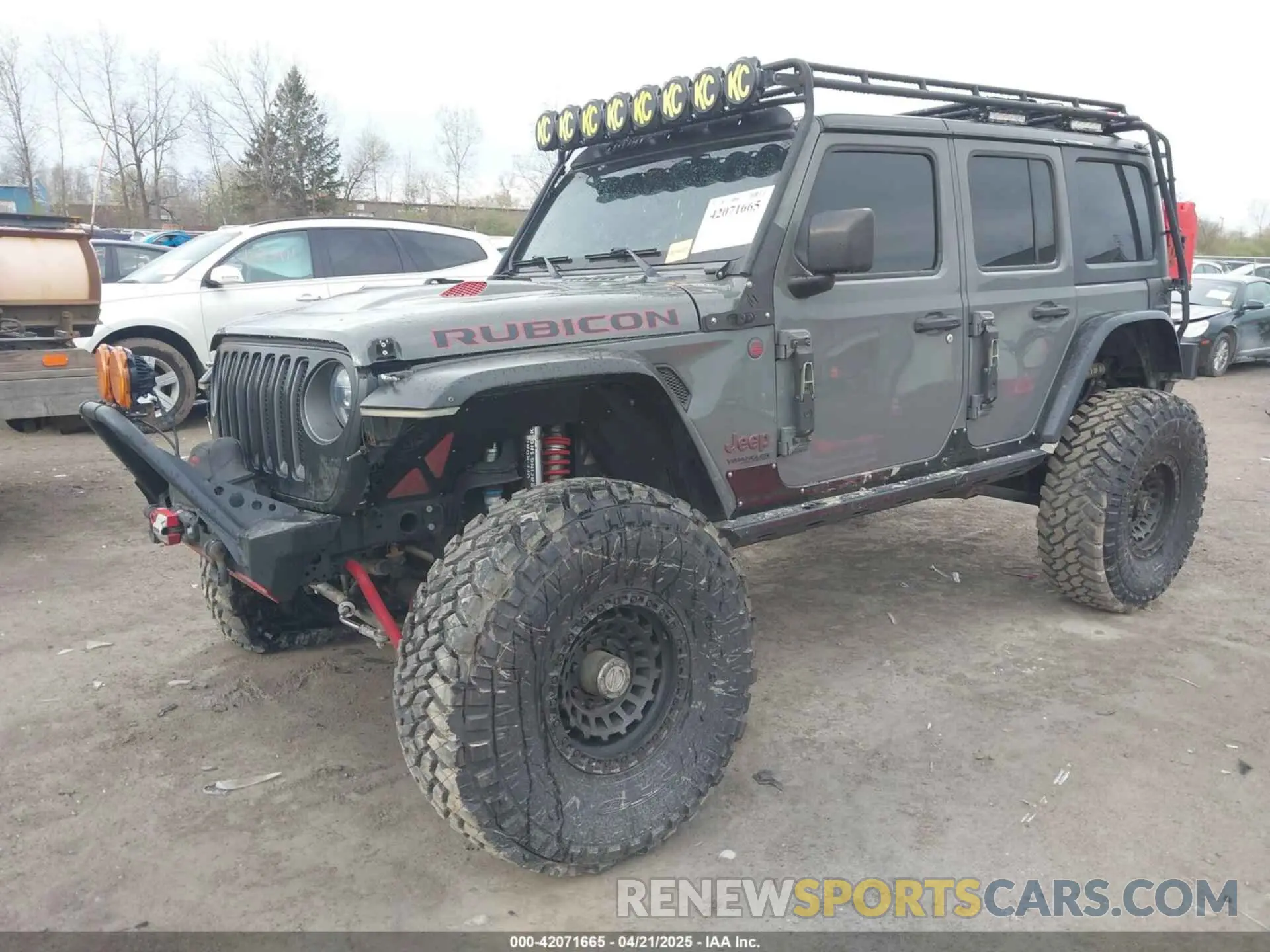 2 Photograph of a damaged car 1C4HJXFN7KW573909 JEEP WRANGLER UNLIMITED 2019
