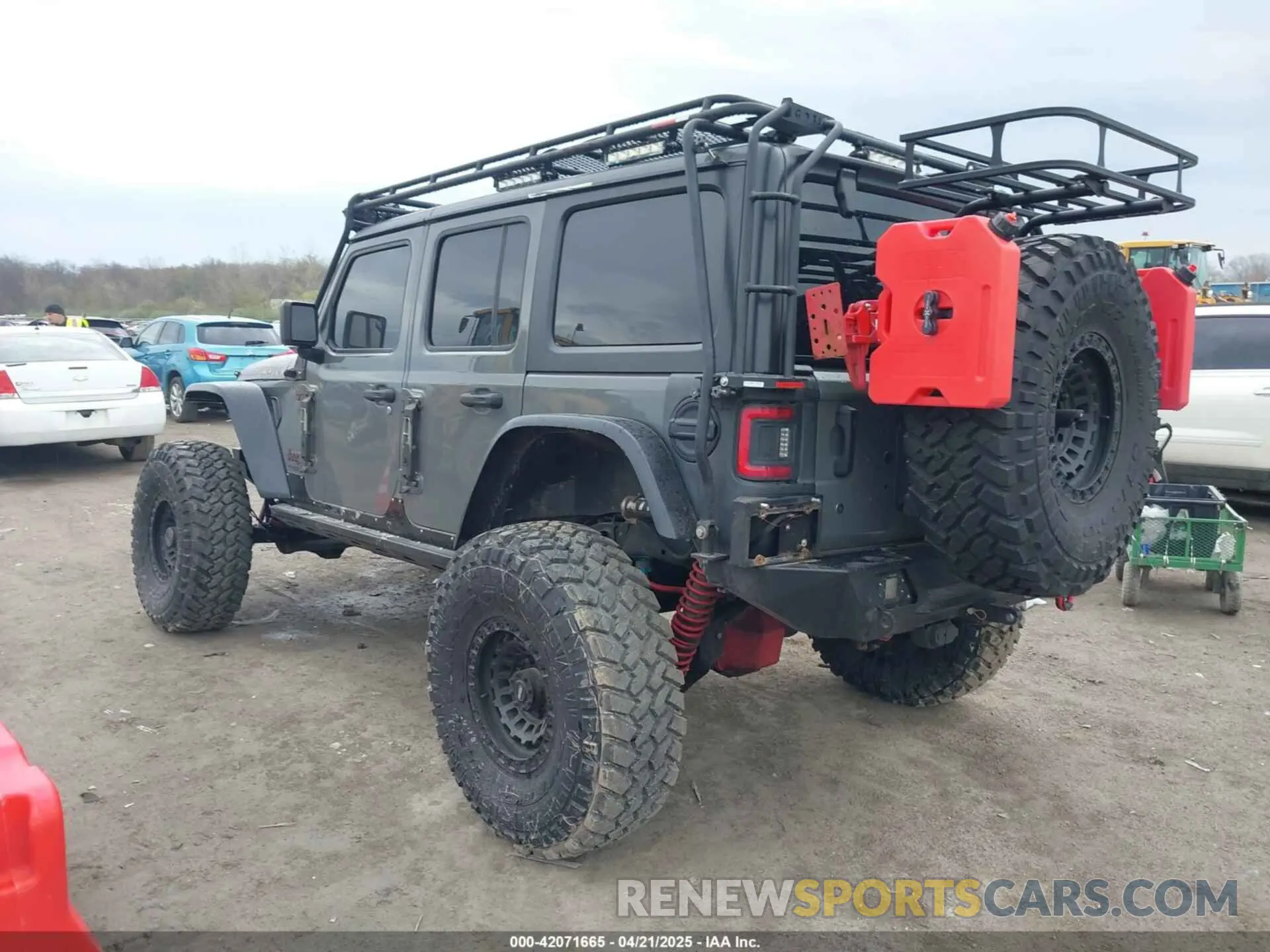 3 Photograph of a damaged car 1C4HJXFN7KW573909 JEEP WRANGLER UNLIMITED 2019